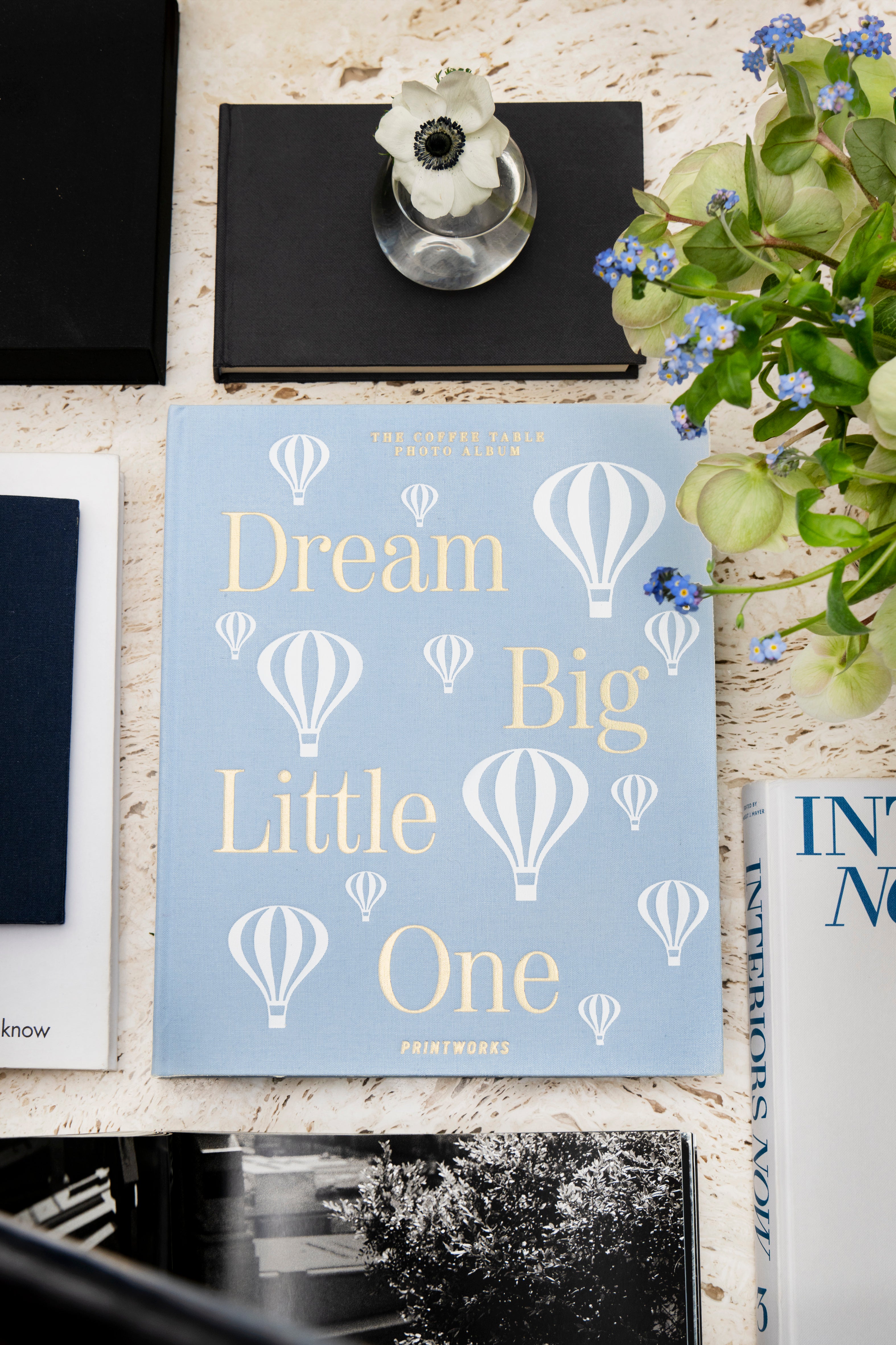 DREAM BIG LITTLE ONE Photo Album Blue