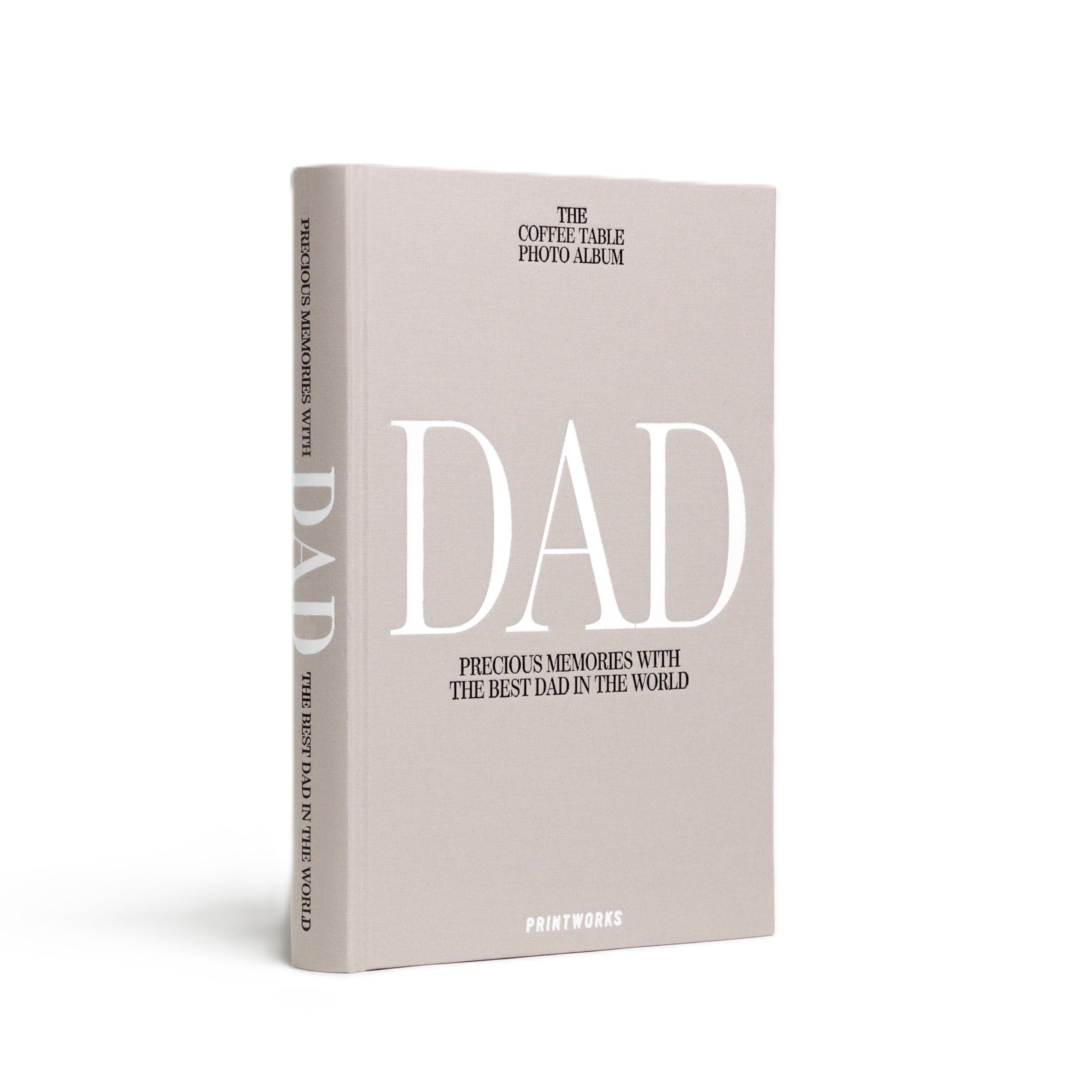 DAD Gray Photo Album with White