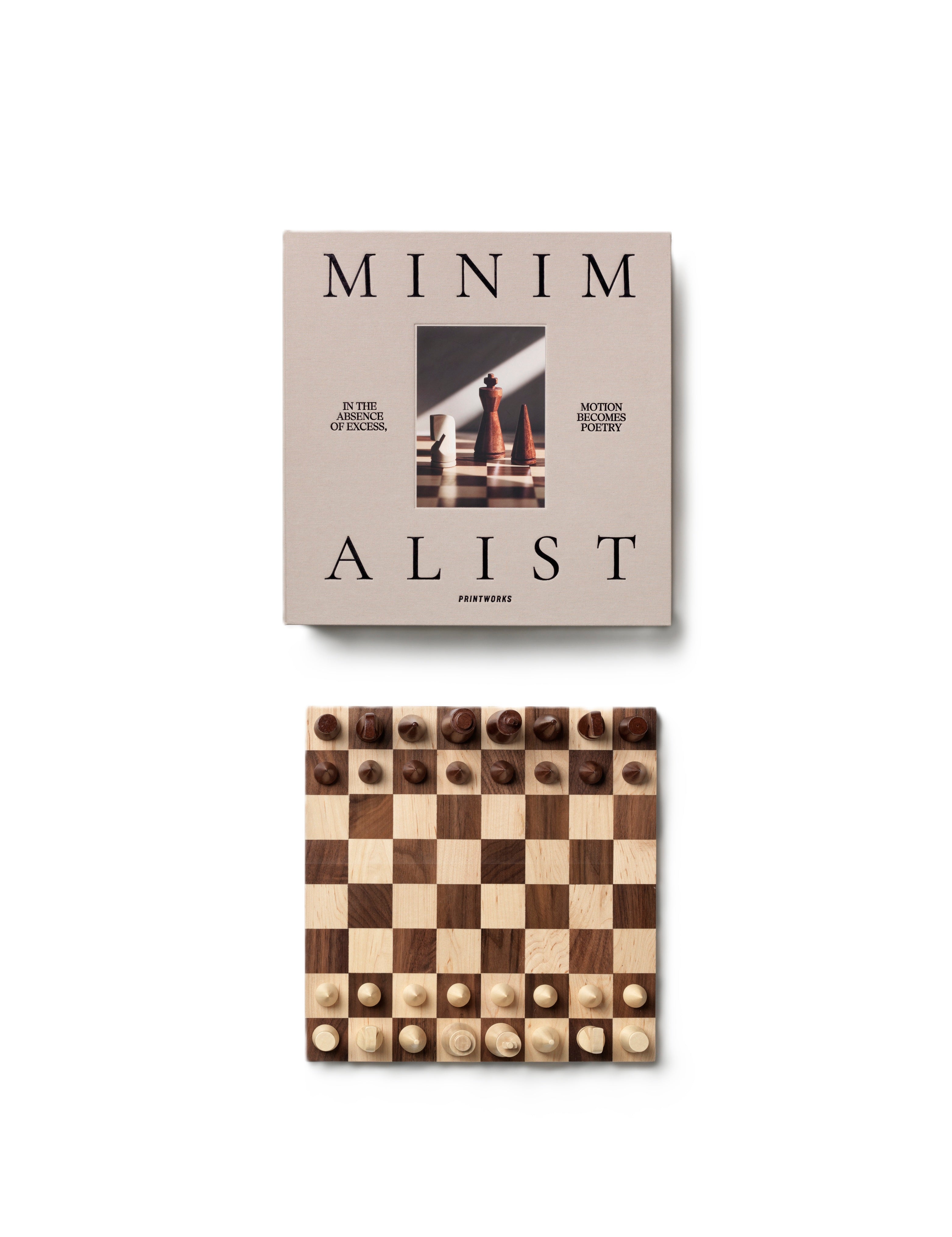MINIMALIST CHESS Set in Wood