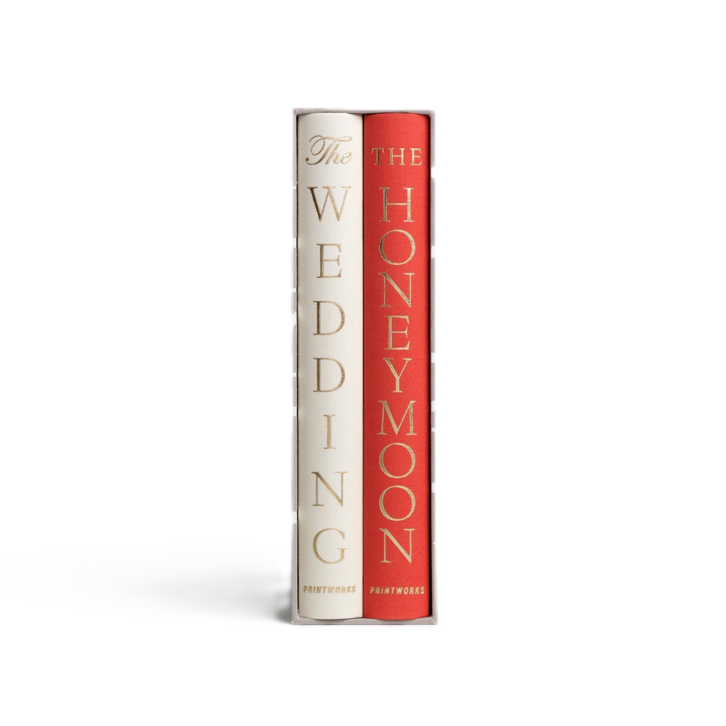 ONE LOVE Beige Photo Album Set with Red