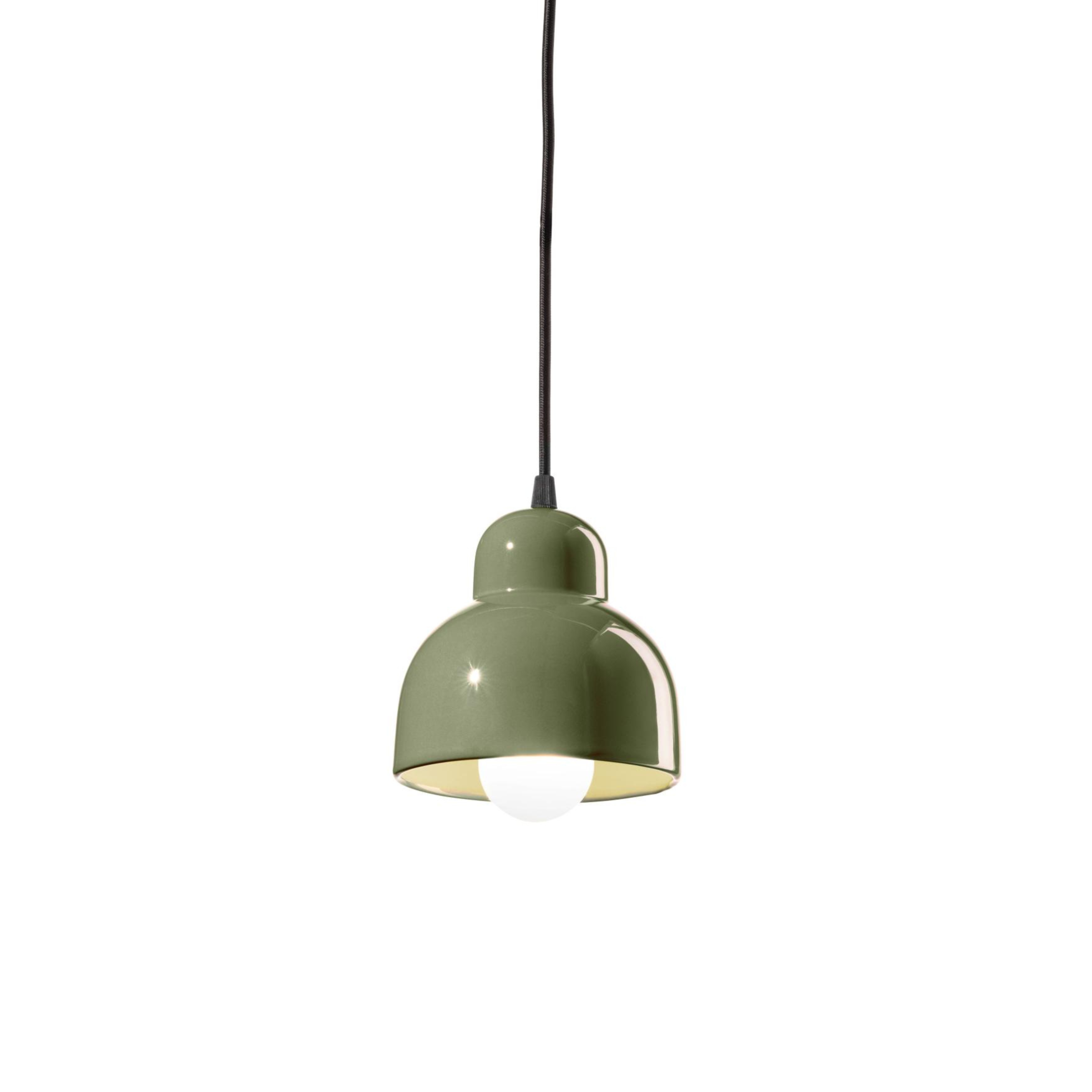 Keramische Pendelleuchte BERIMBAU salbei