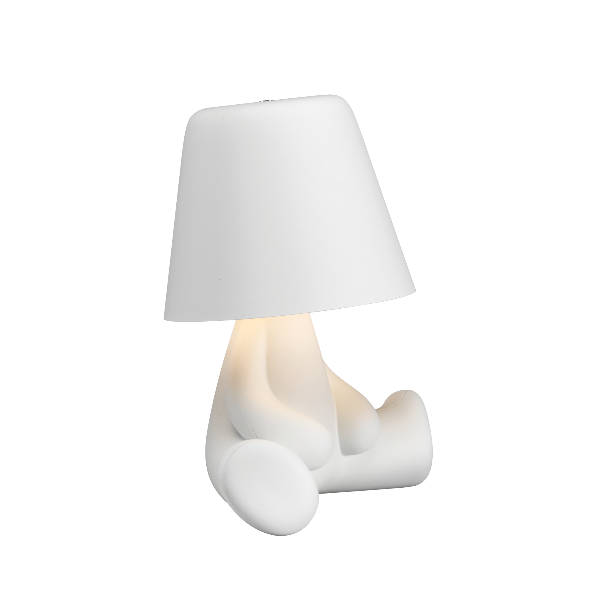 Tragbare Lampe SWEET BROTHERS JOE weiß