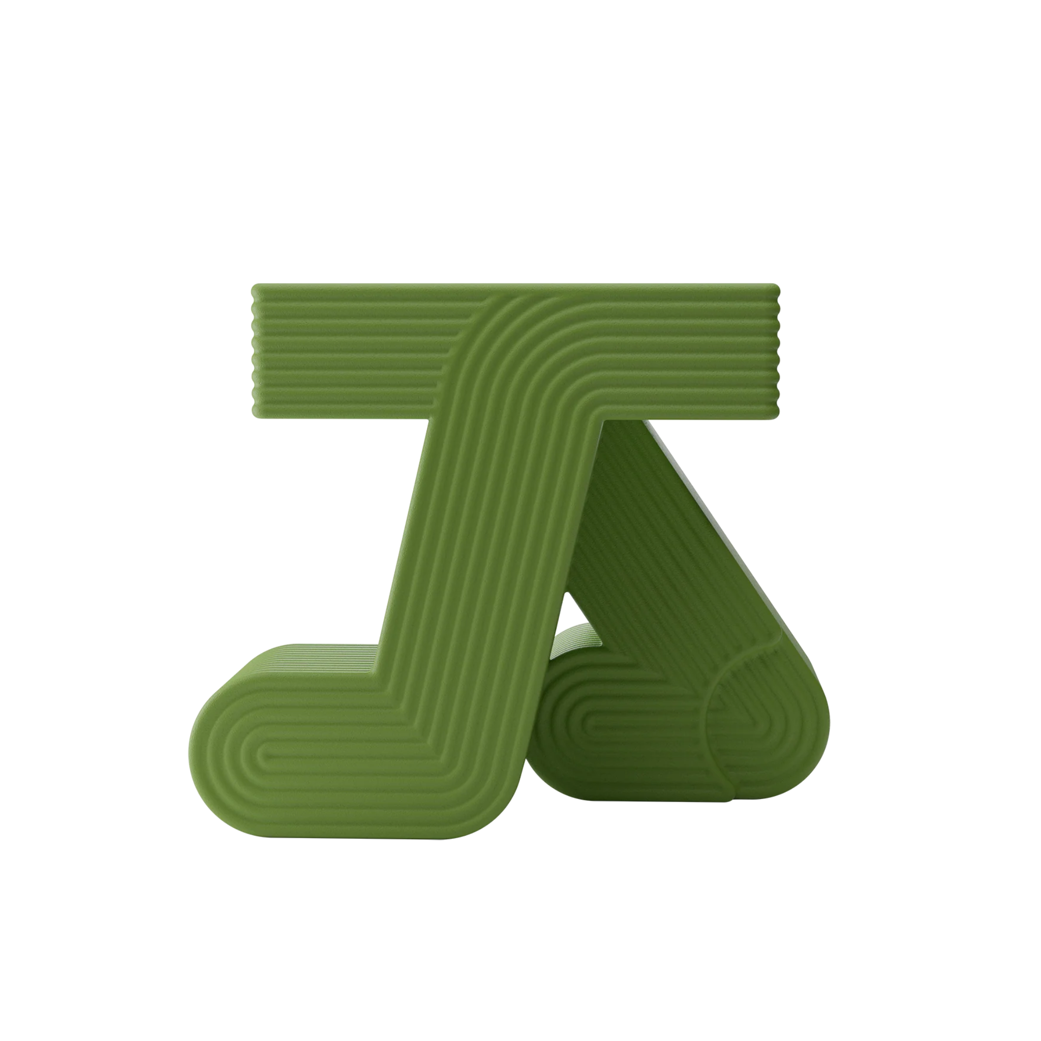 WALKING green garden side table