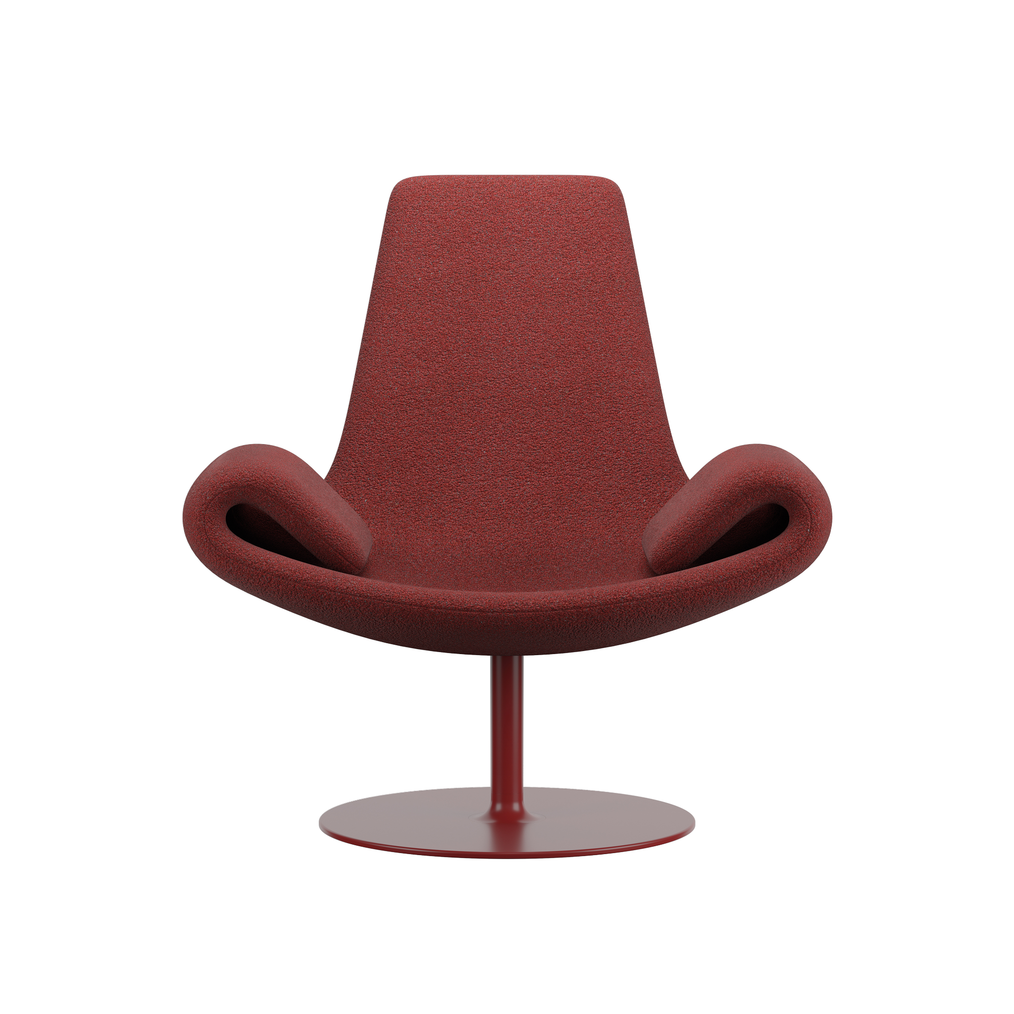 WING armchair red