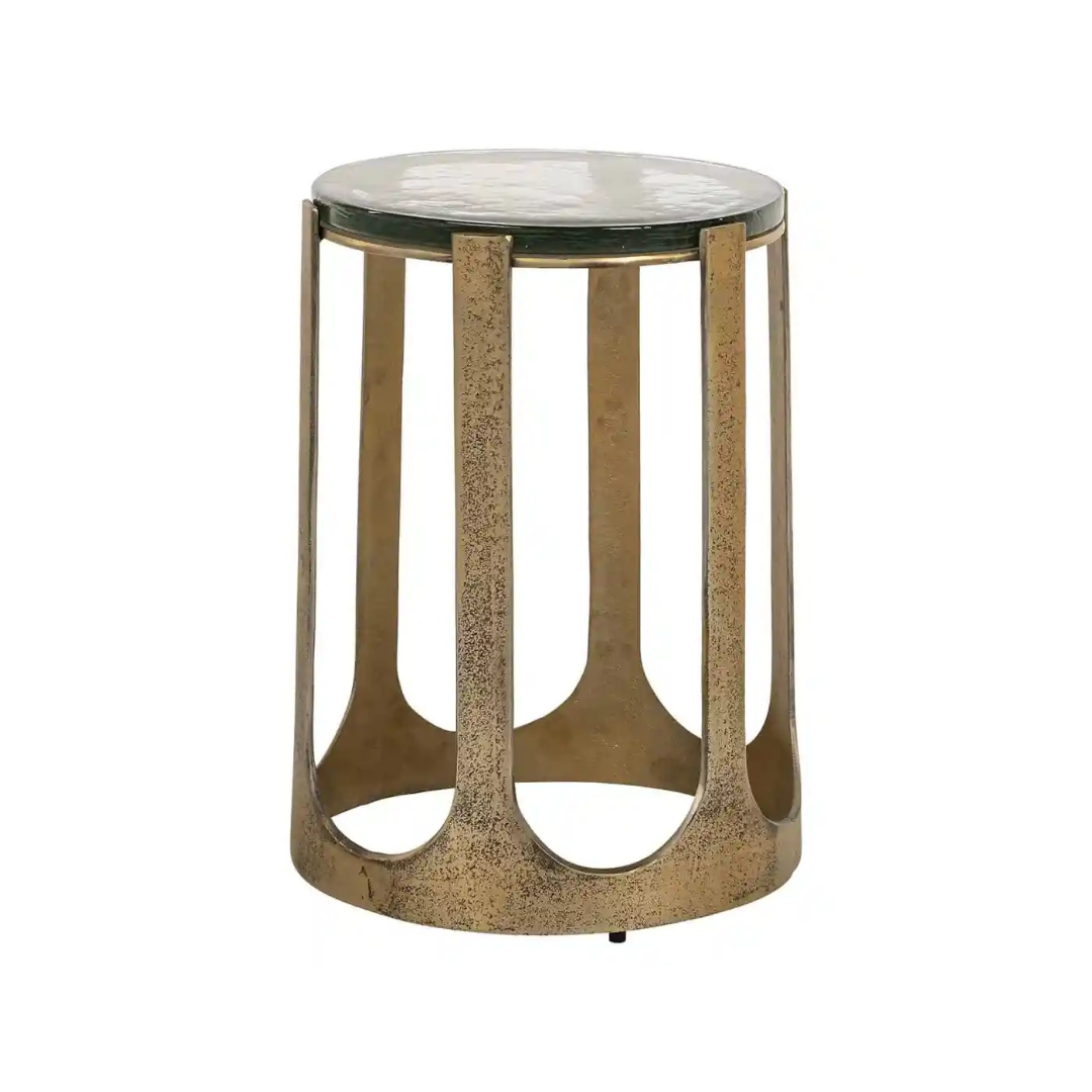 RIXO Aged Gold Side Table
