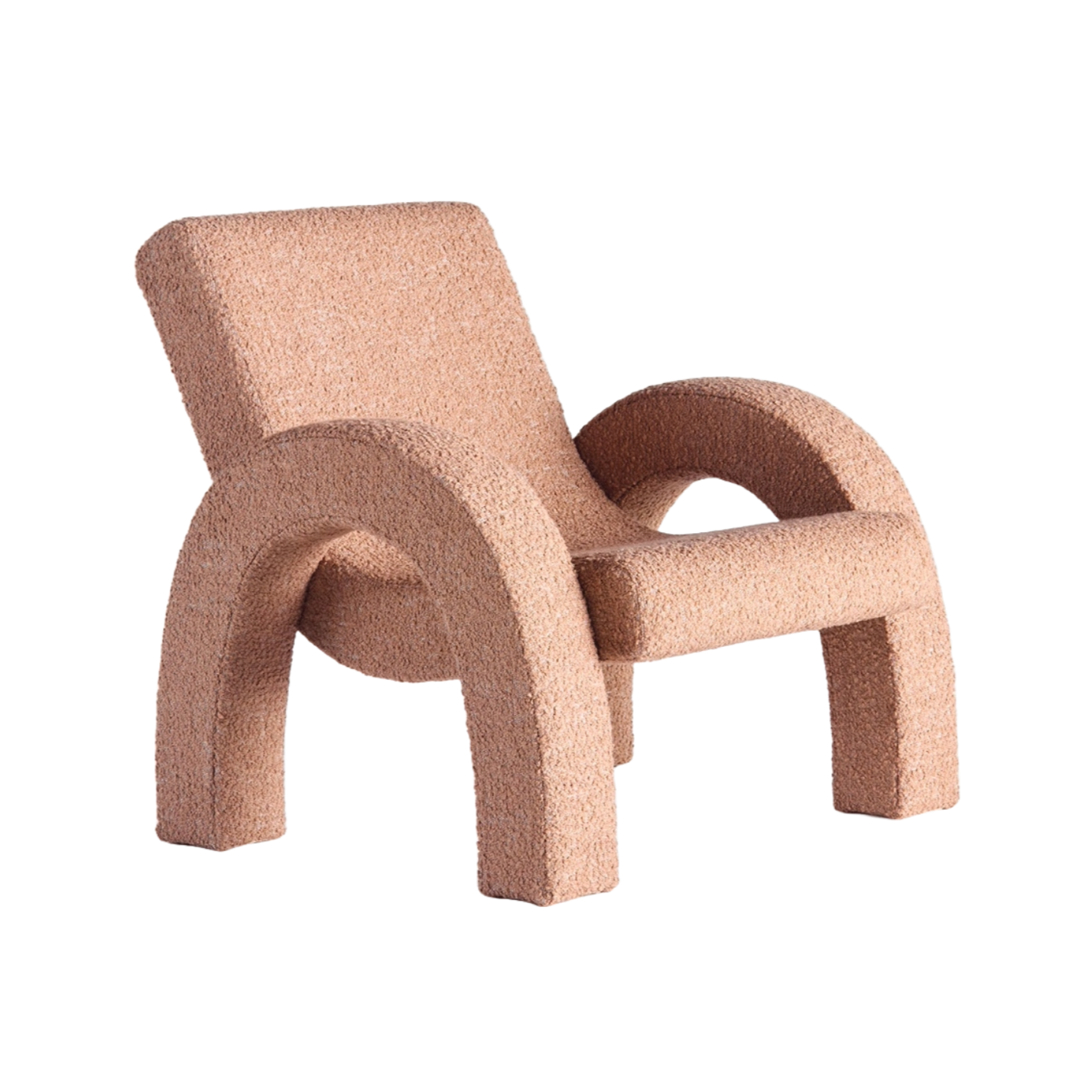 ARCO Armchair Pink Boucle