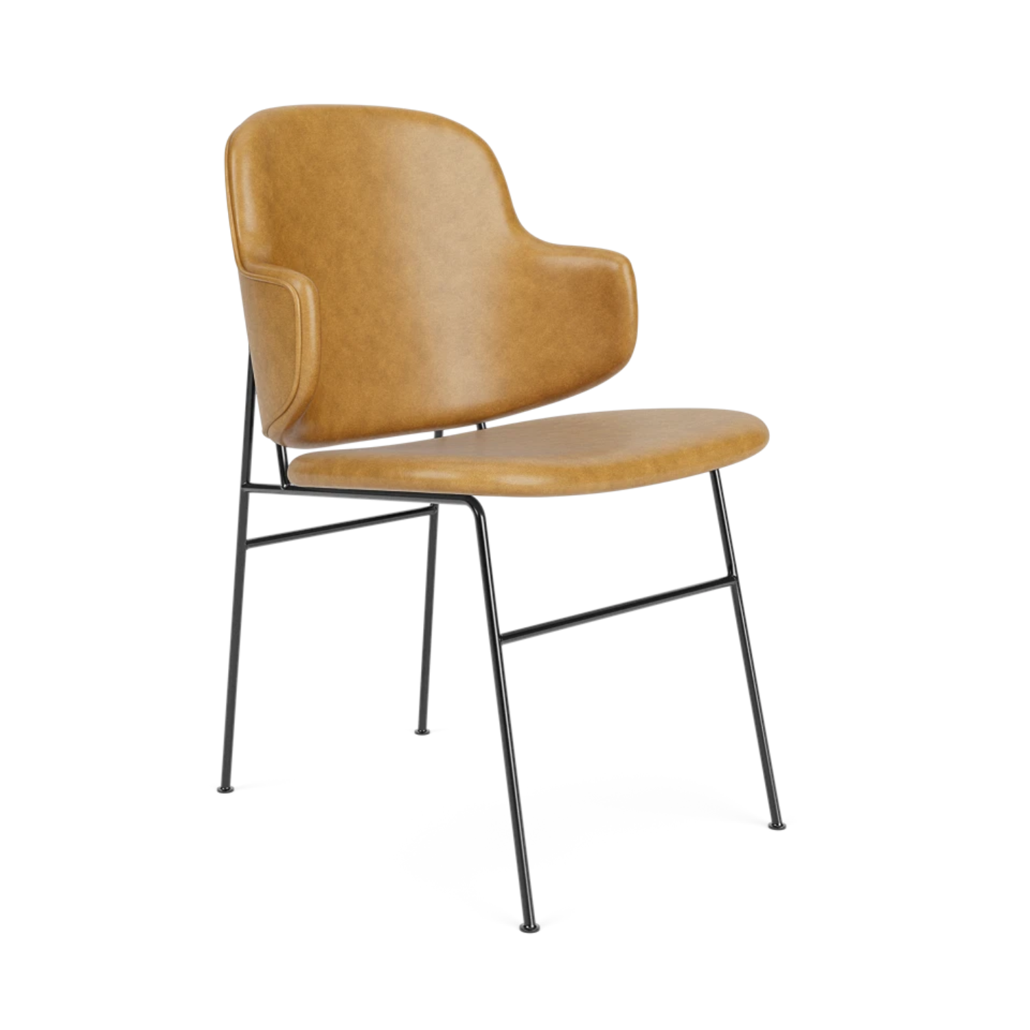 Stuhl PENGUIN cognac Leder