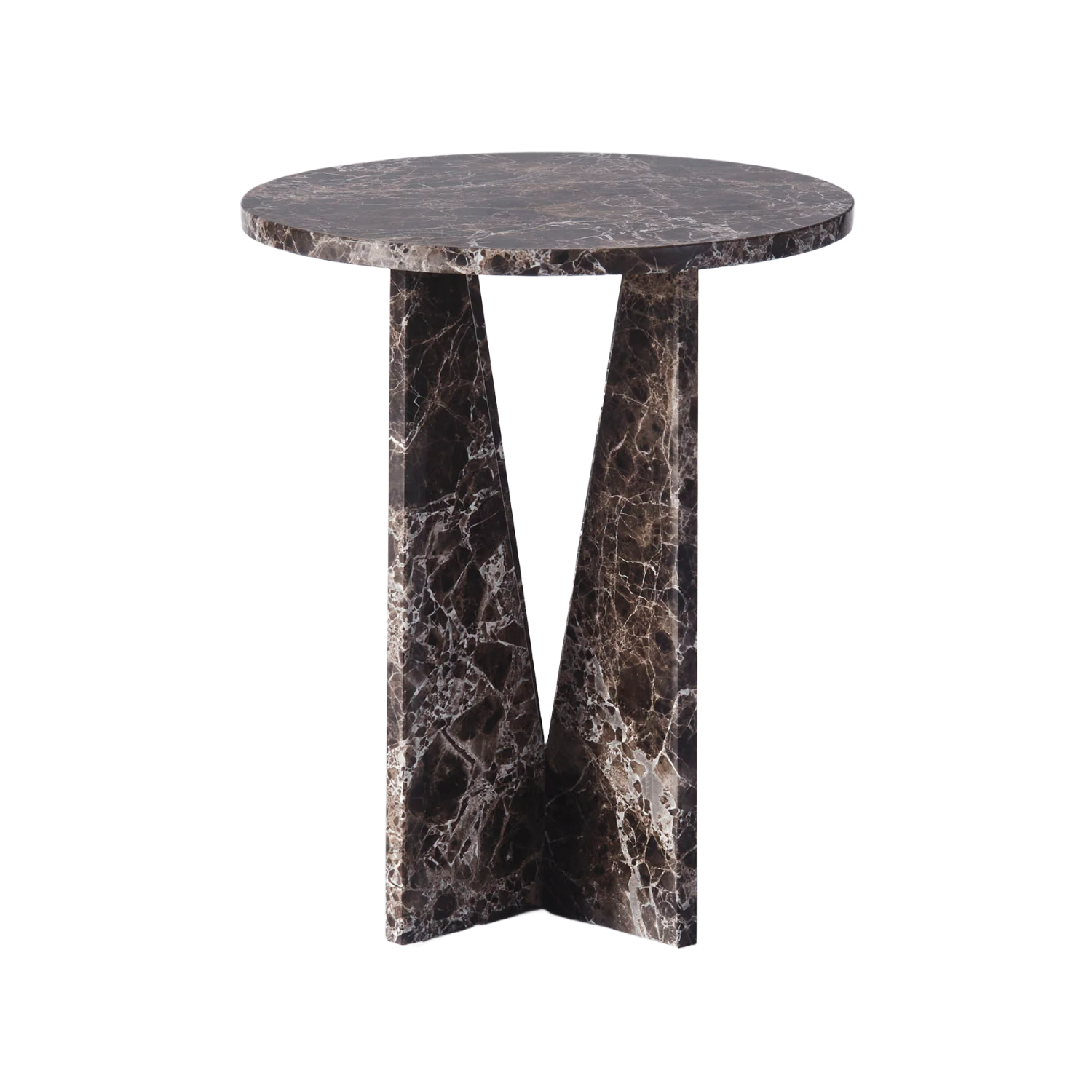 Side table V Emperador marble