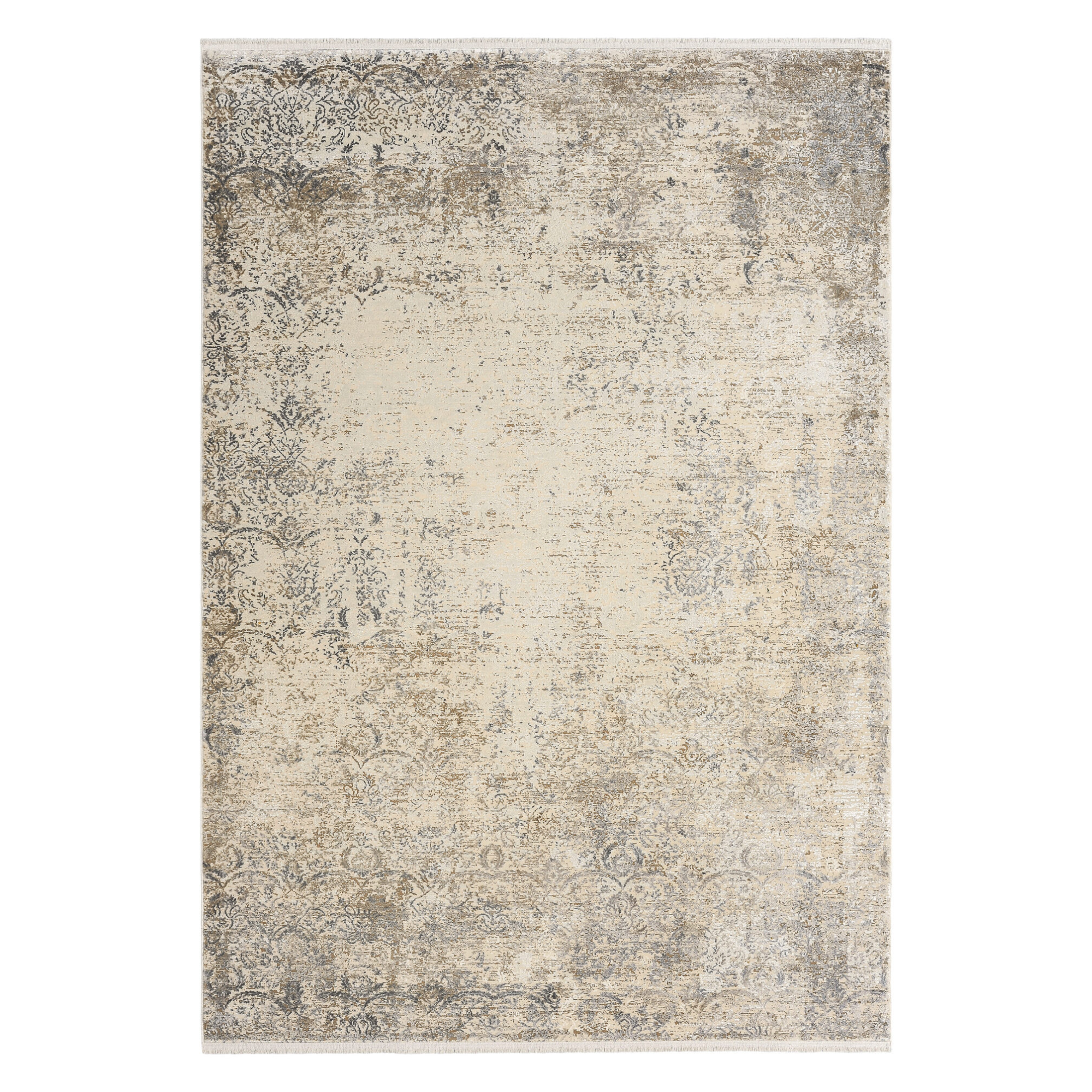 Teppich ROYAL mit beigen Ornamenten