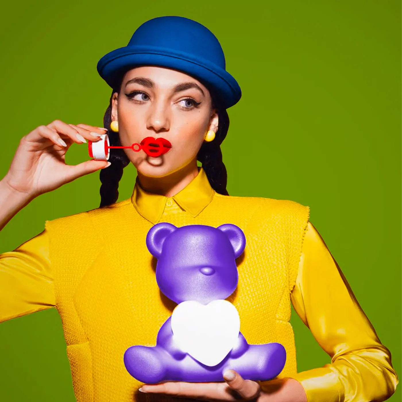 Lampa TEDDY LOVE fuksja