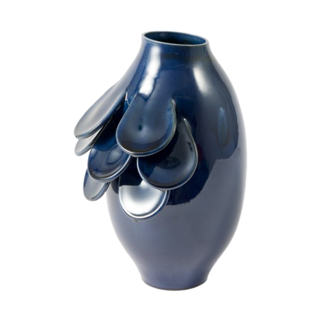 QUILLIE Vase dunkelblau