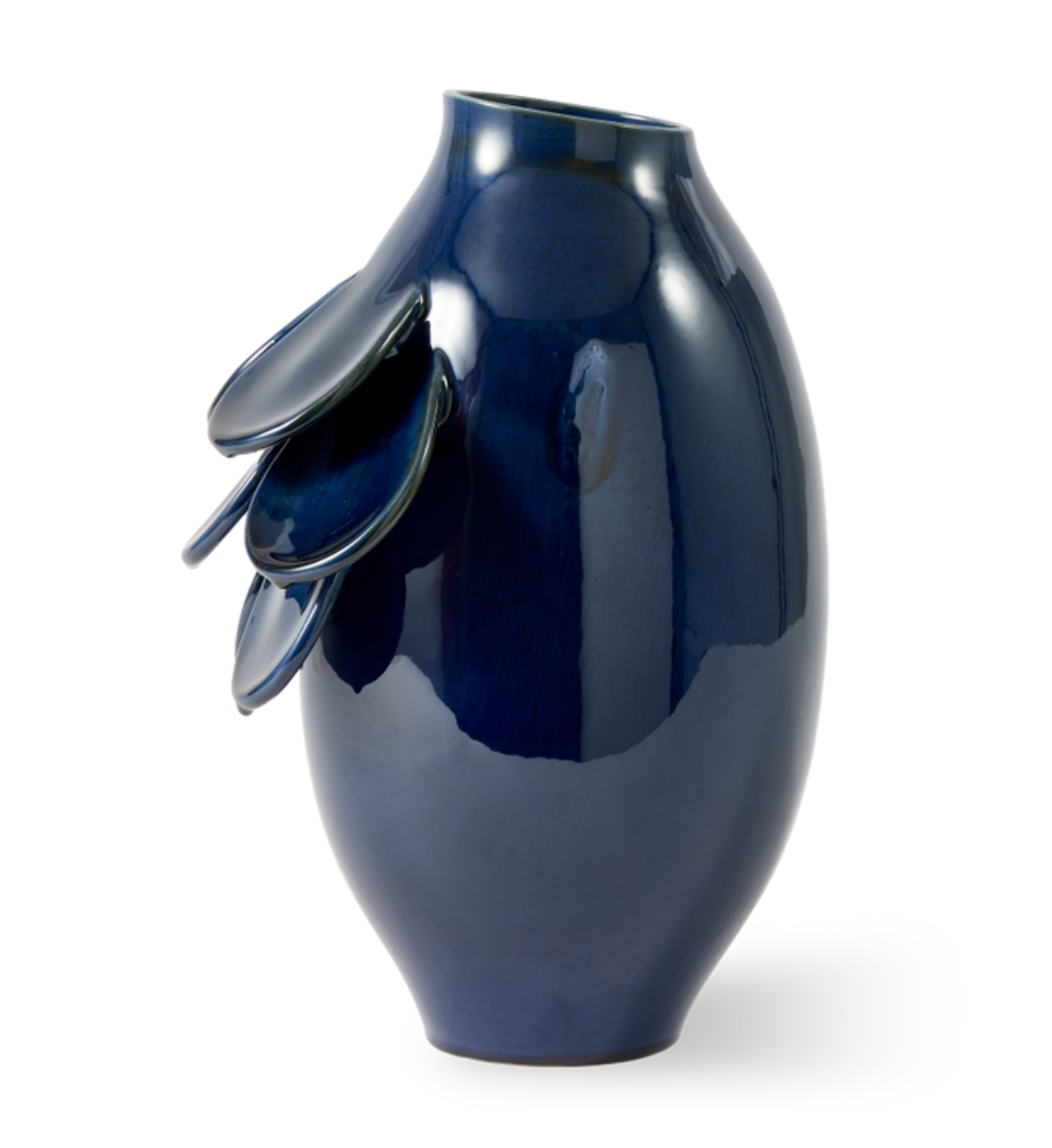 QUILLIE Vase dunkelblau