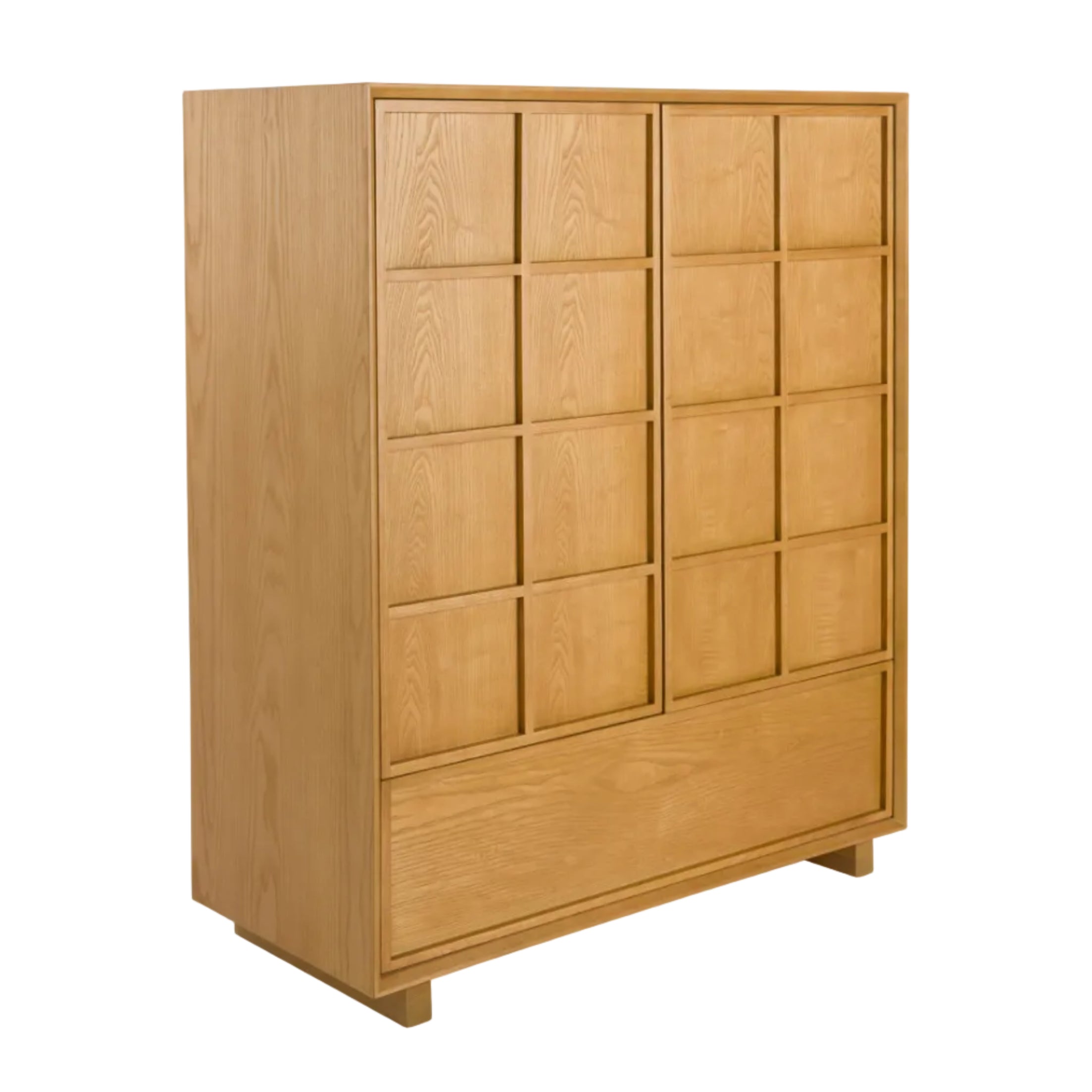 RASTER Ash Veneer Wardrobe
