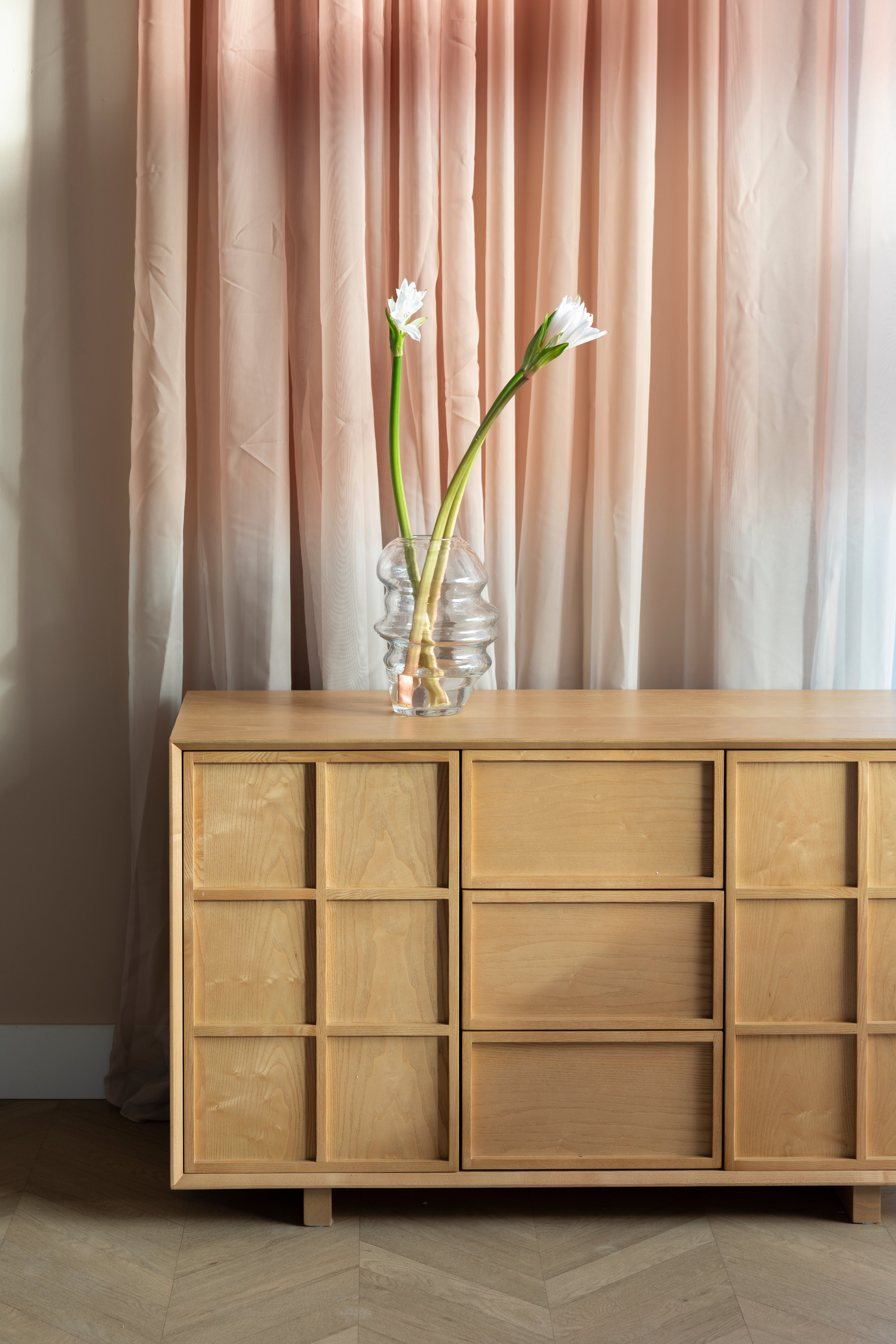 RASTER Chest of Drawers in Ash Veneer