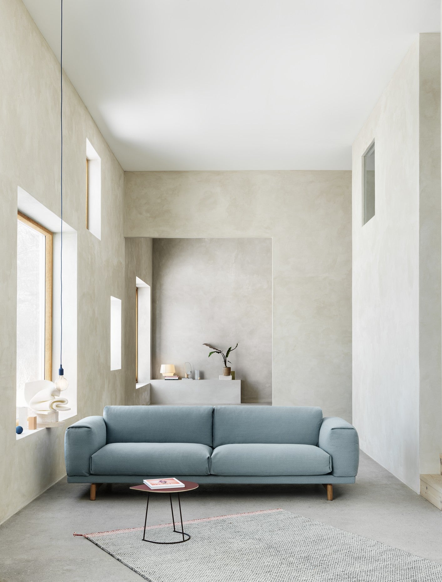 Pendelleuchte E27 marineblau