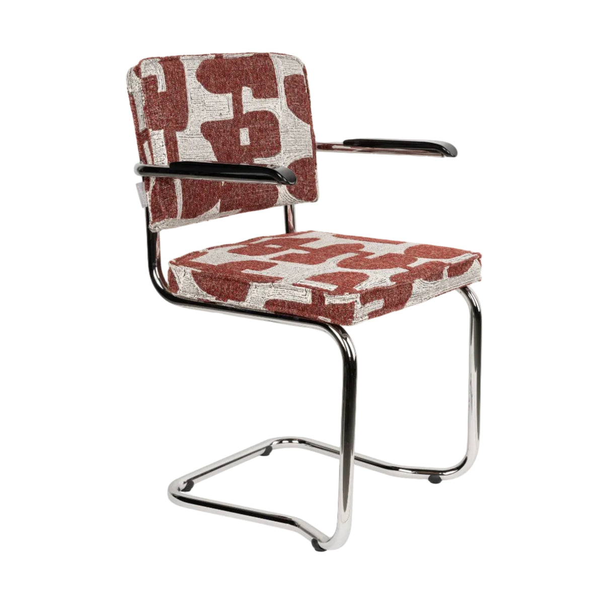 Sessel mit Armlehnen RIDGE KINK DECO SYMBOLS rot