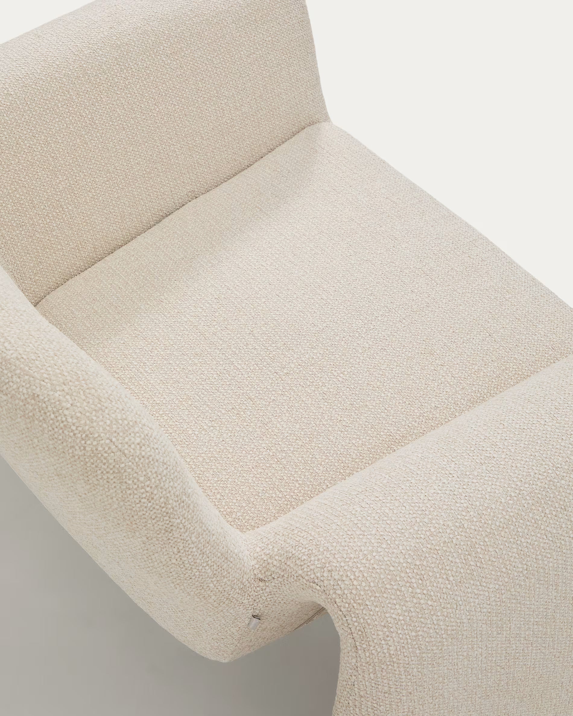 MELVIA beige armchair