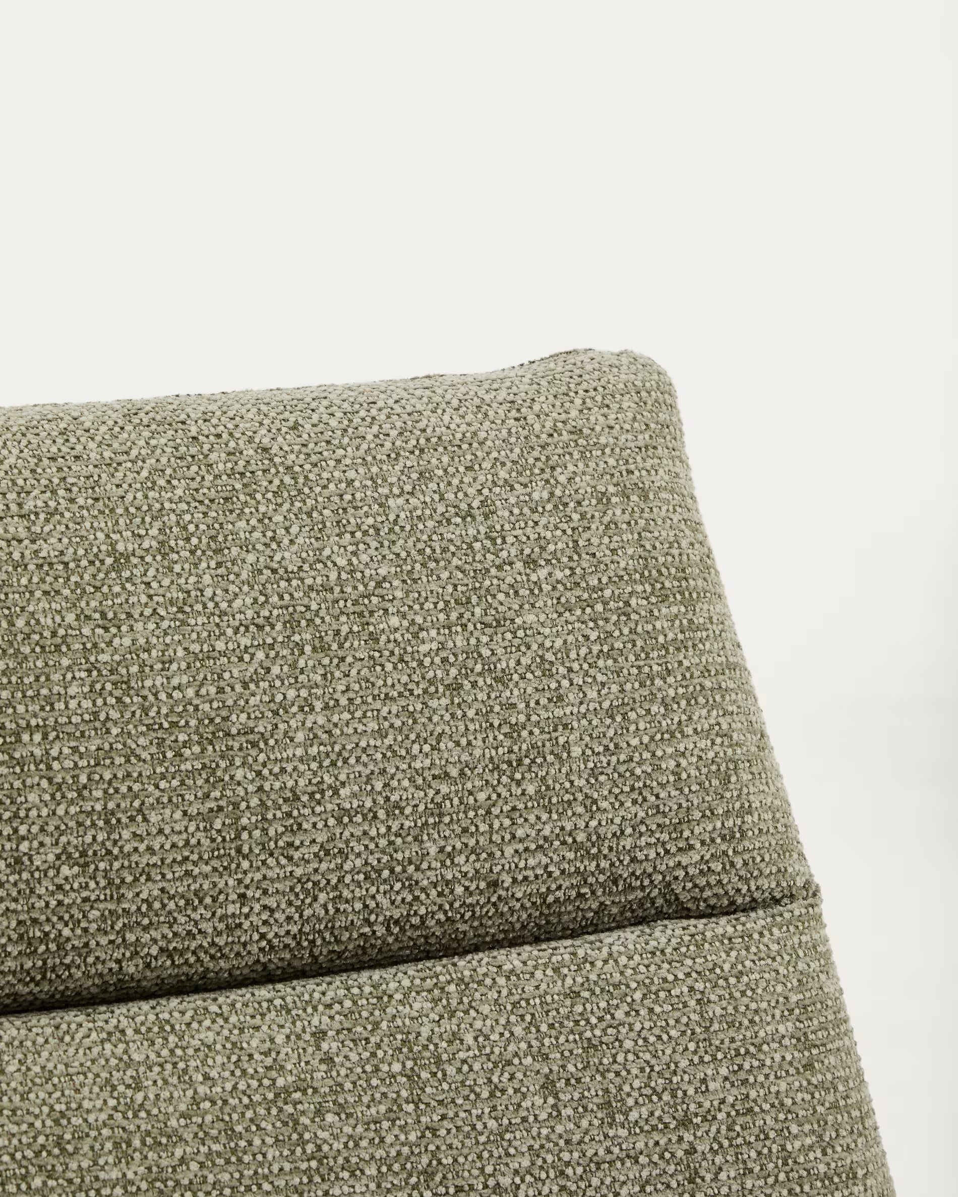 Fotel ASEN zielony szenil – Kave Home