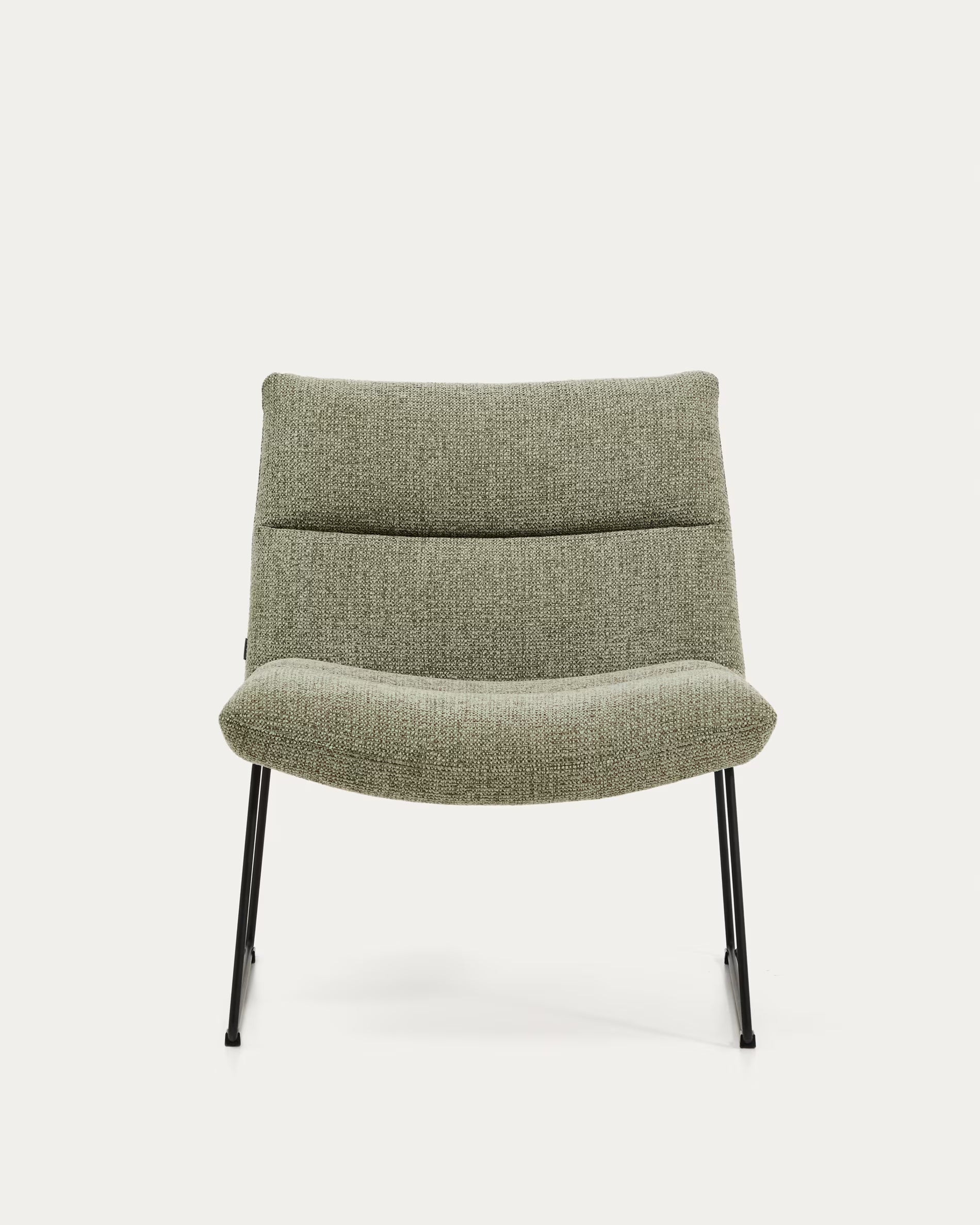 Fotel ASEN zielony szenil – Kave Home