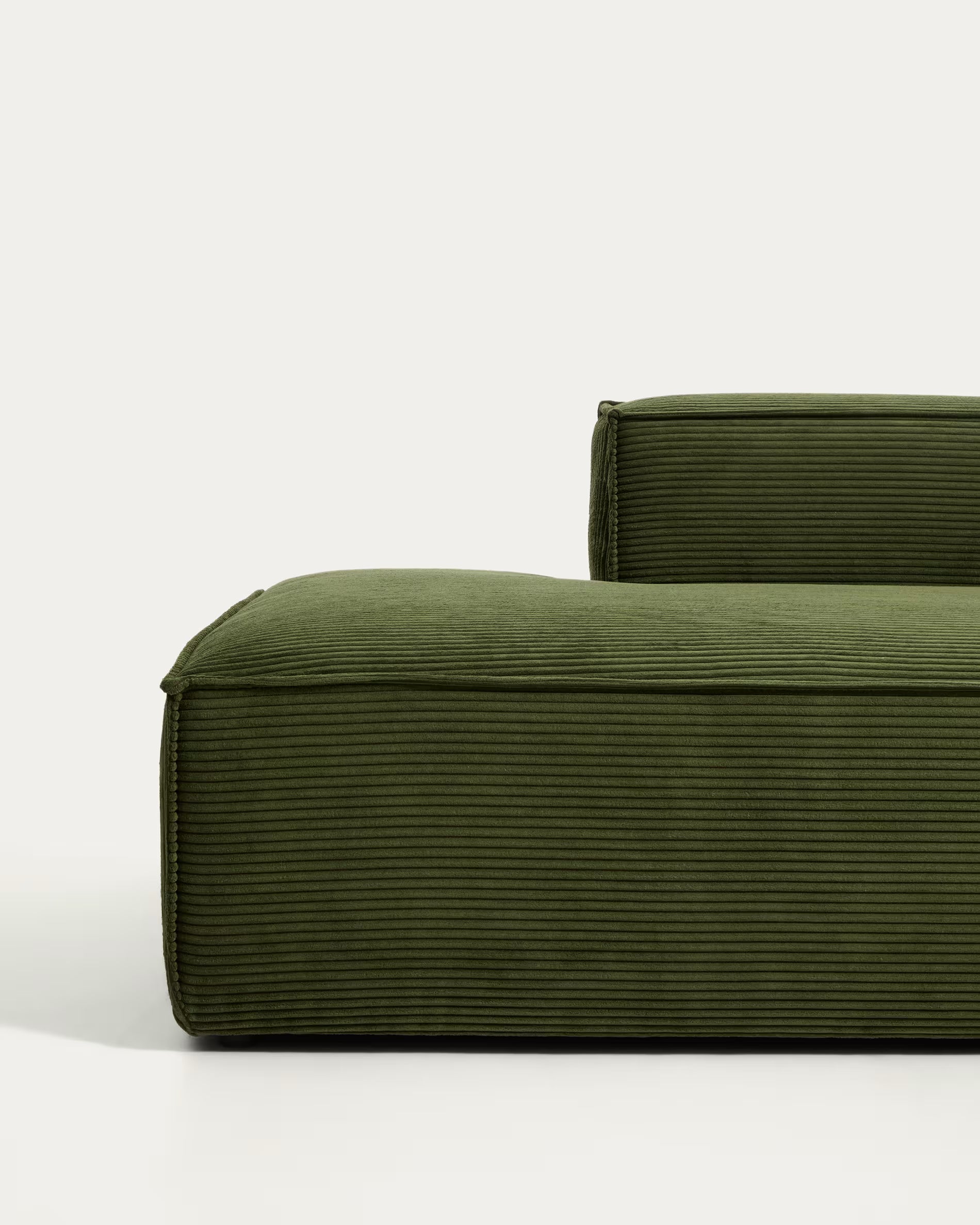 Sofa 3-osobowa BLOK zielony sztruks