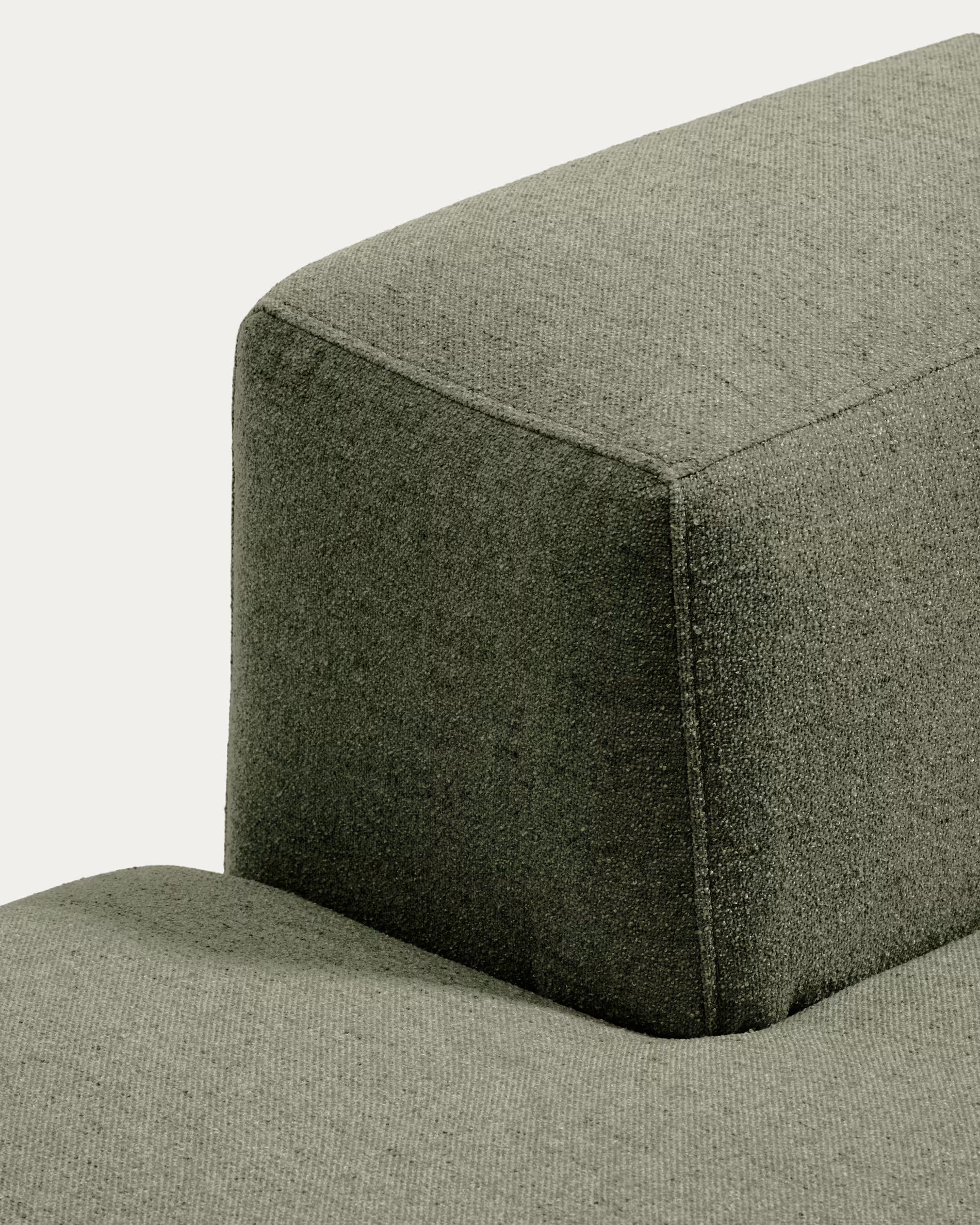 Sofa 3-osobowa BLOK ciemnozielony szenil