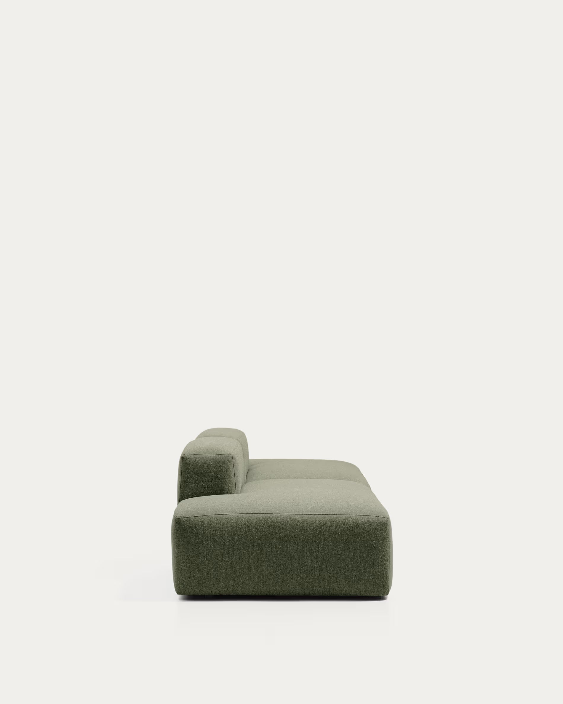 Sofa 3-osobowa BLOK ciemnozielony szenil