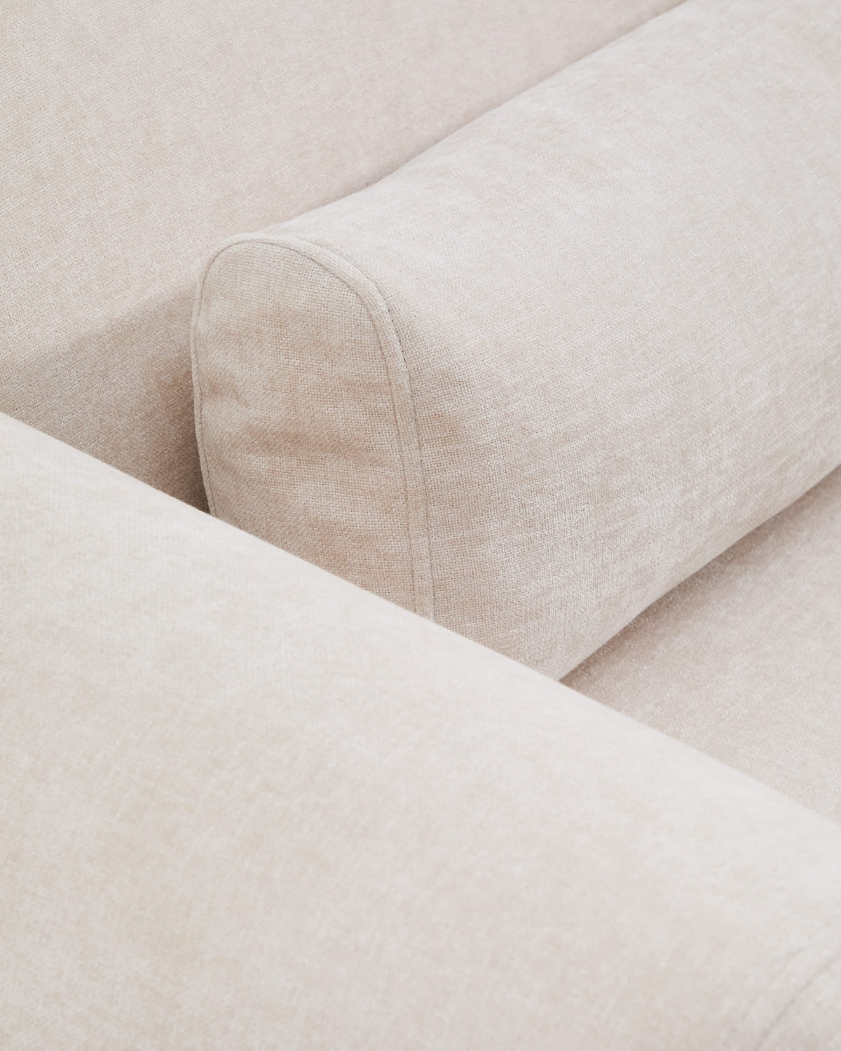 Sofa 5-osobowa z przesuwanymi siedziskami LARES beżowy szenil – ujęcie 8