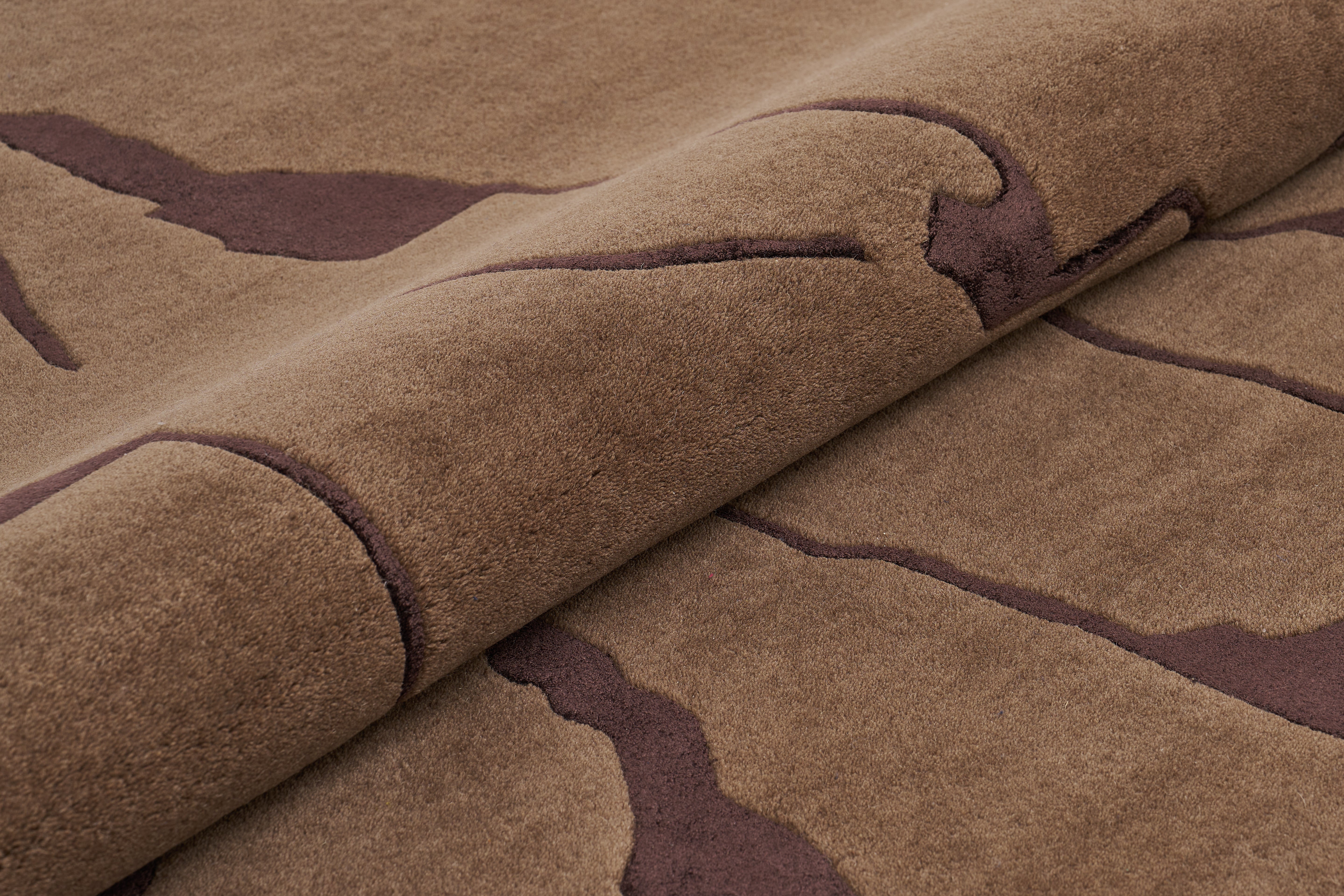 CANYON SHAPES rug brown