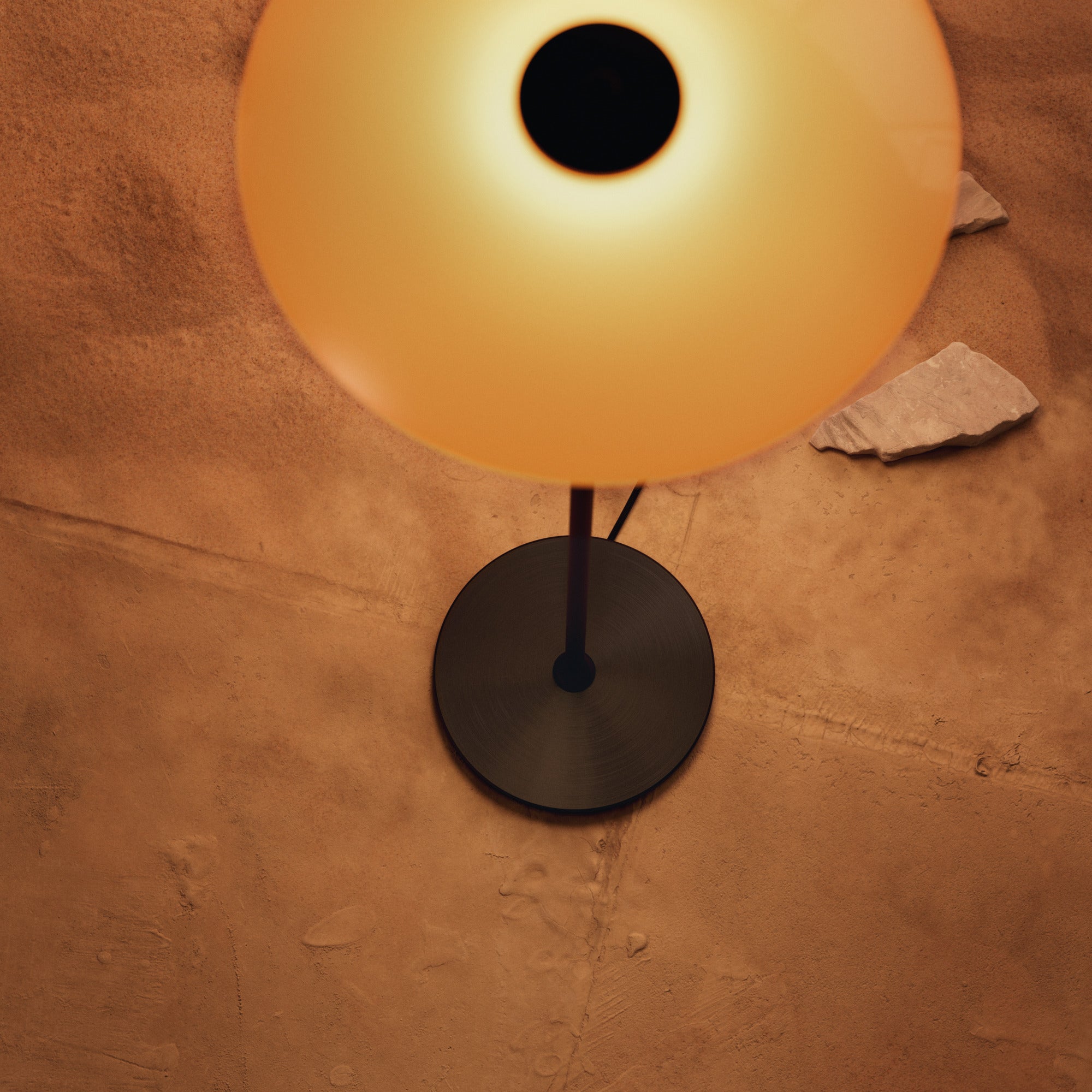 Stehlampe PH 3½-2½ bernsteinfarben