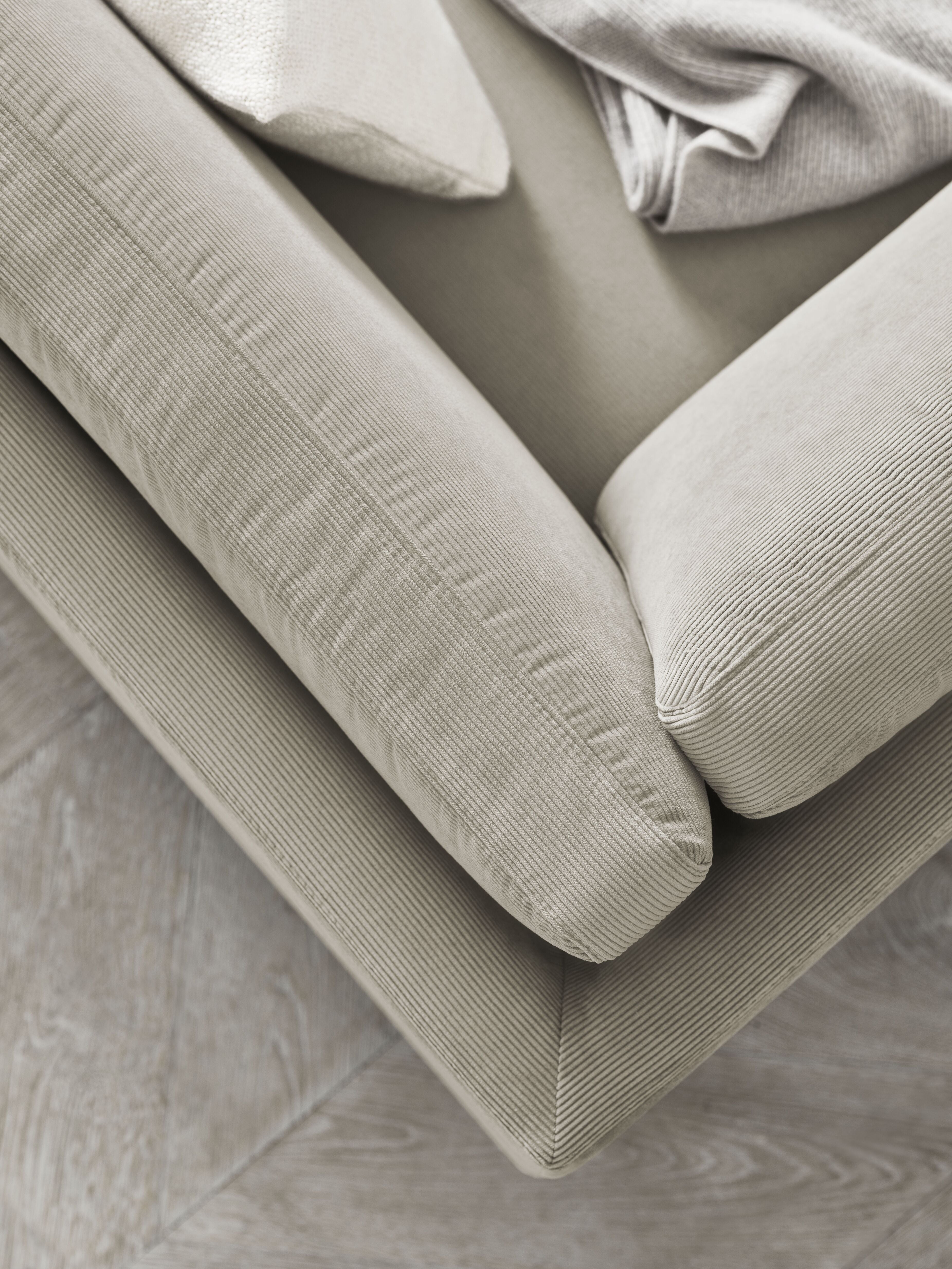 Left -hand corner scandinavia remix oak base