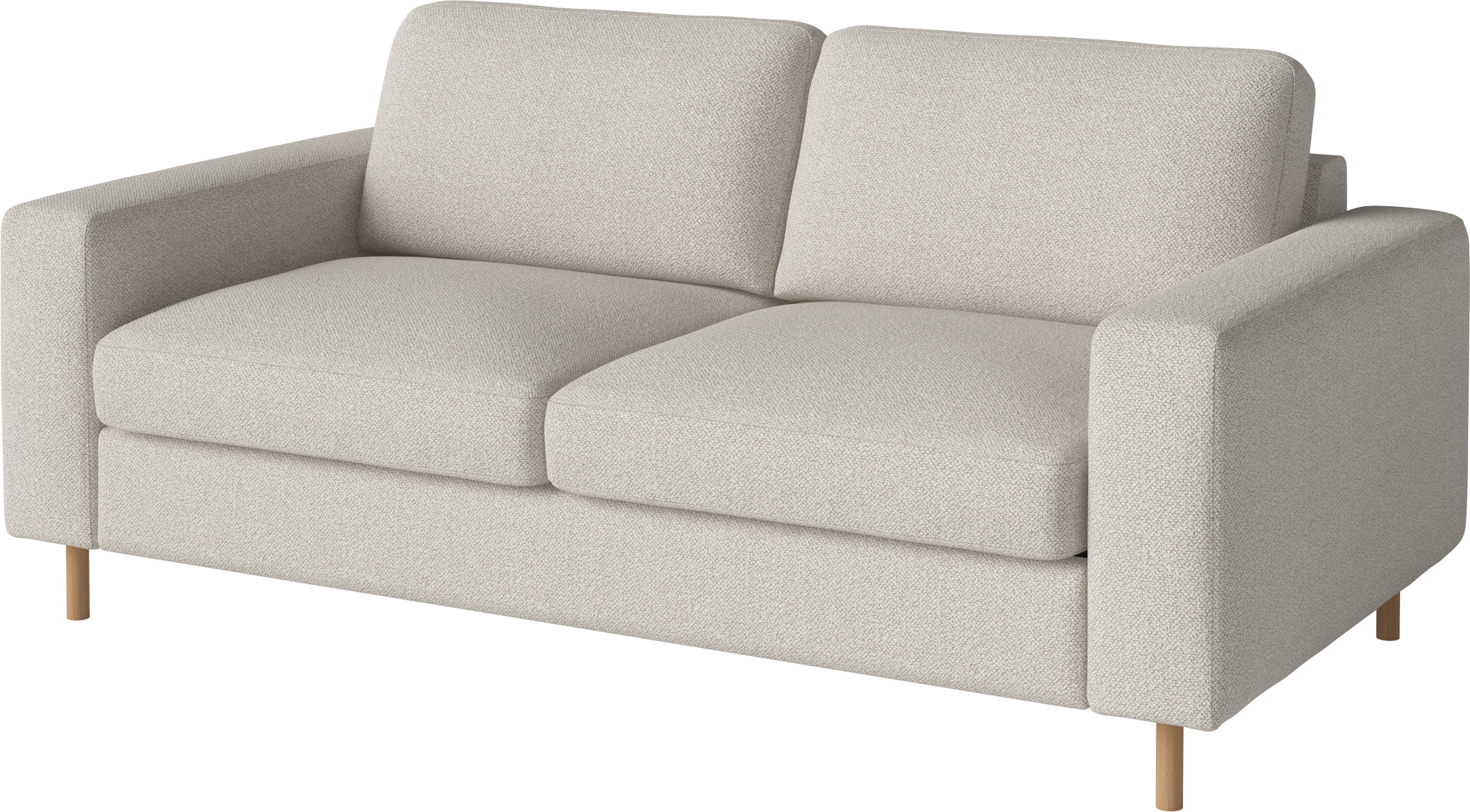 2-Personen-Sofa-Skandinavia-Basis aus Eichenholz