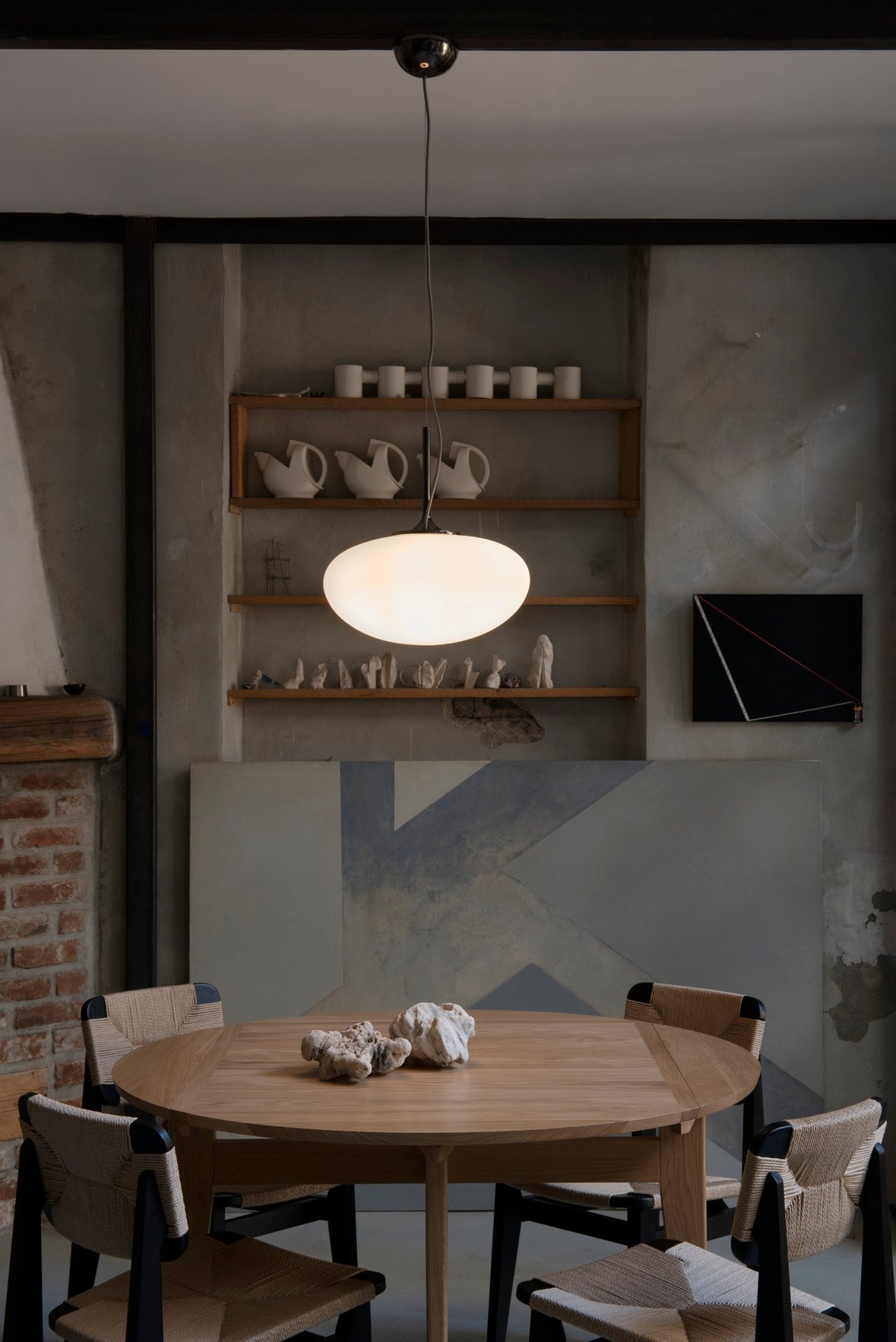 Ausziehbarer Tisch B-TABLE aus Eichenholz