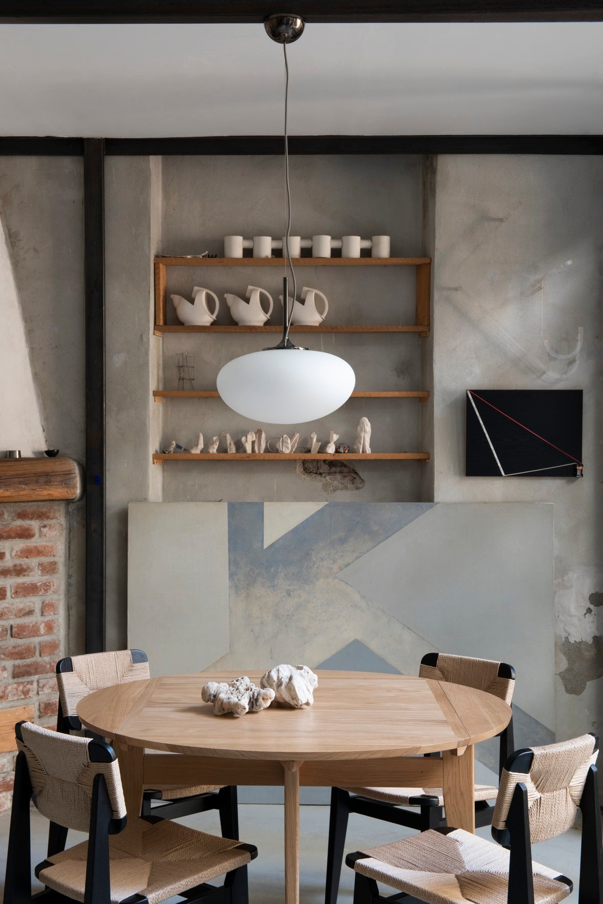 STEMLITE pendant lamp burgundy