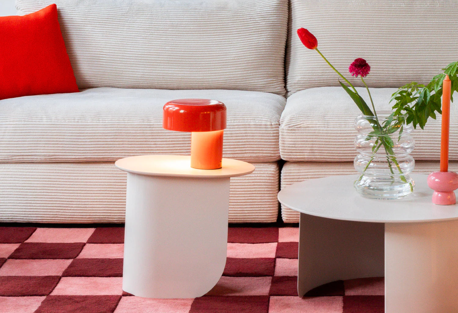 Tischlampe SCOOP verchromt