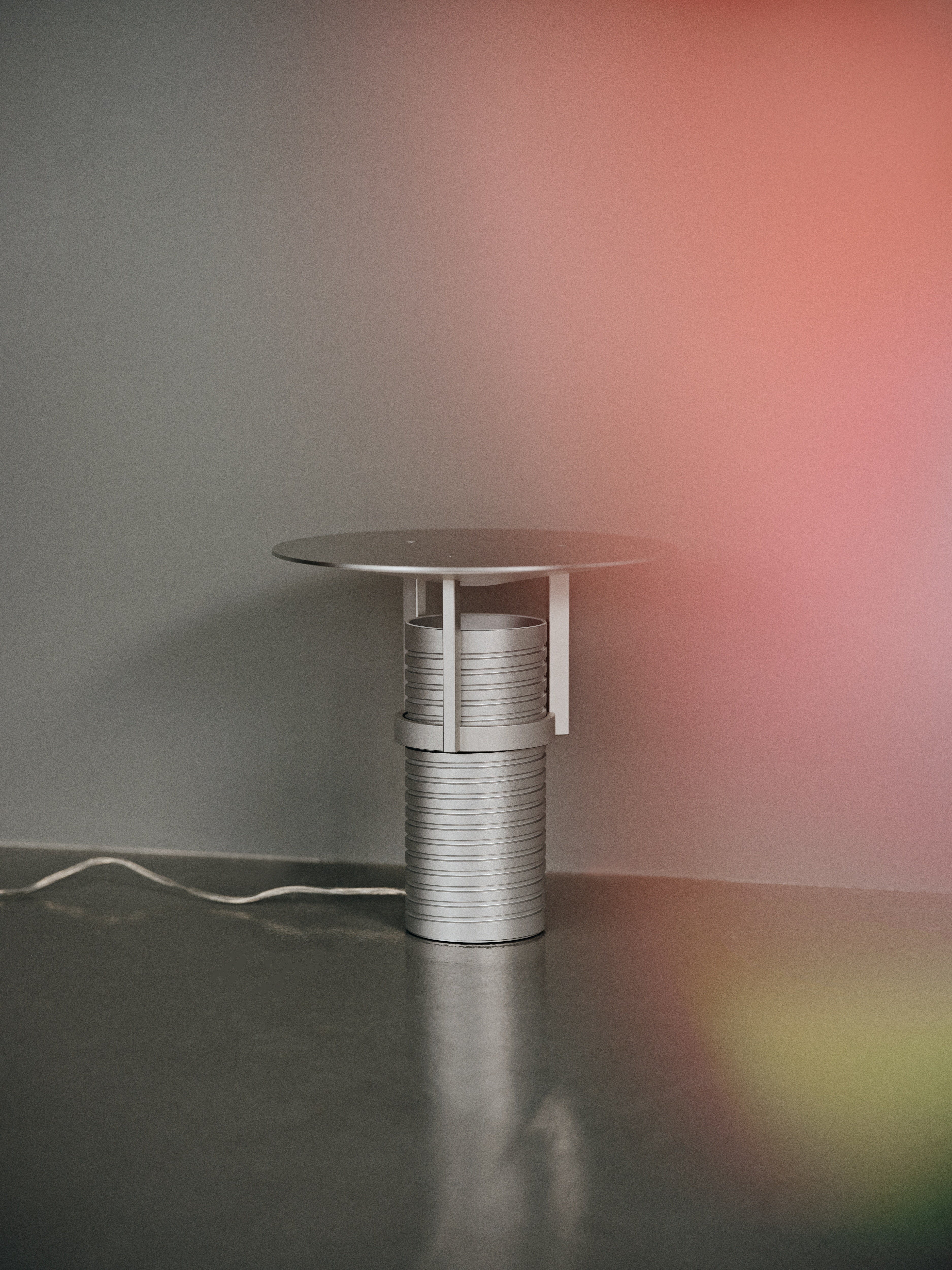 Tischlampe SET Aluminium