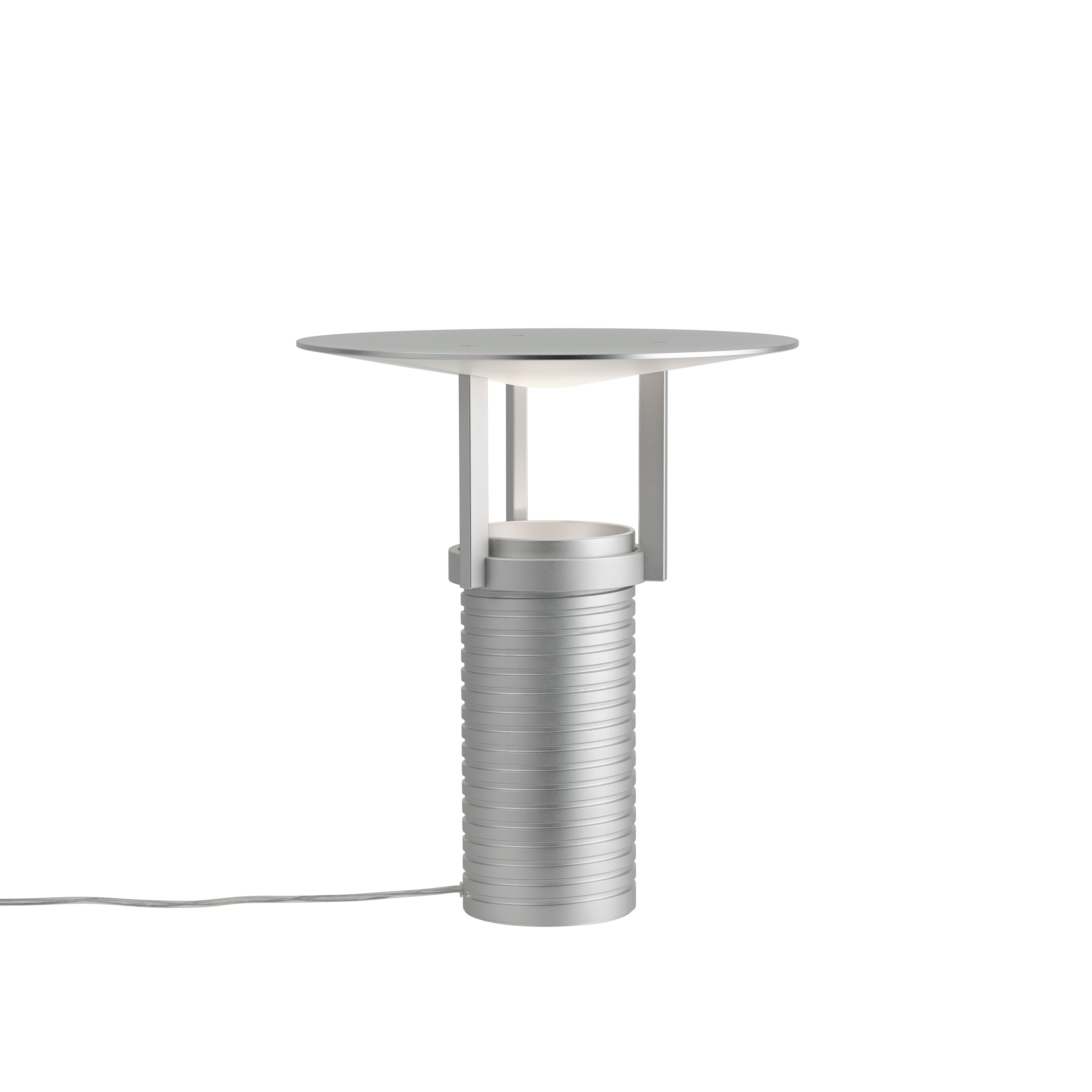 Tischlampe SET Aluminium
