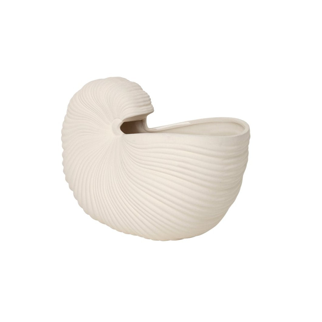 Vase -Schale Schweiß gebrochen weiß