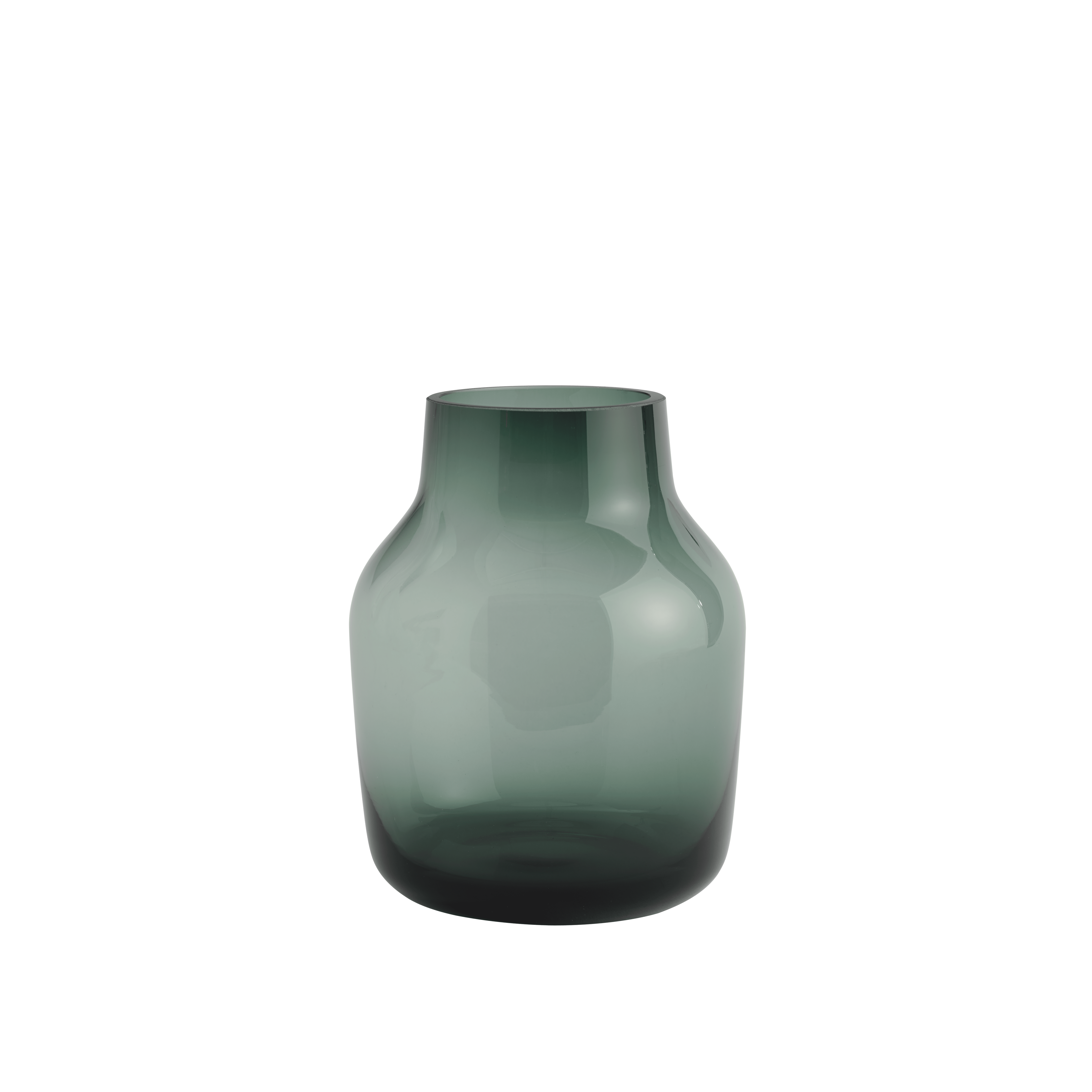 Dark Green SILENT Glass Vase