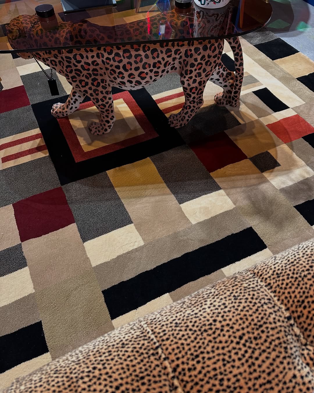 Urban Maze Rug Dark Beige