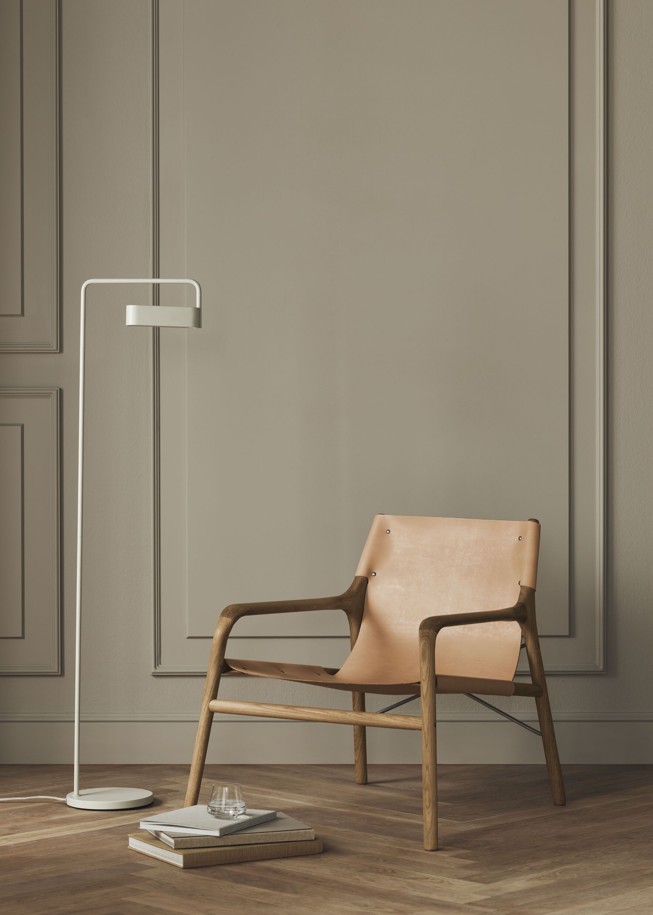 Koniakowy Soul Sessel mit einer Eichenbasis