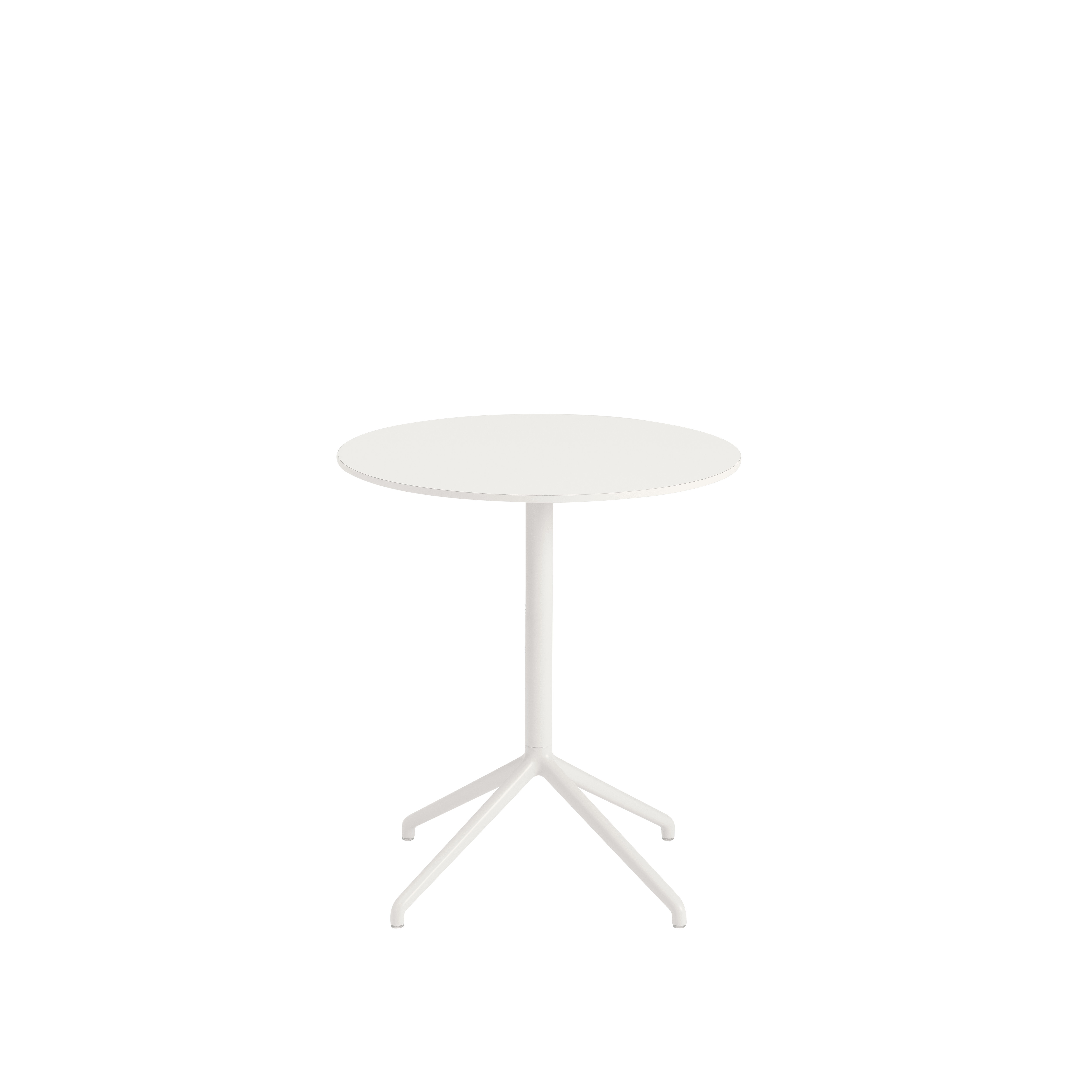 Round Bar Table STILL Broken White