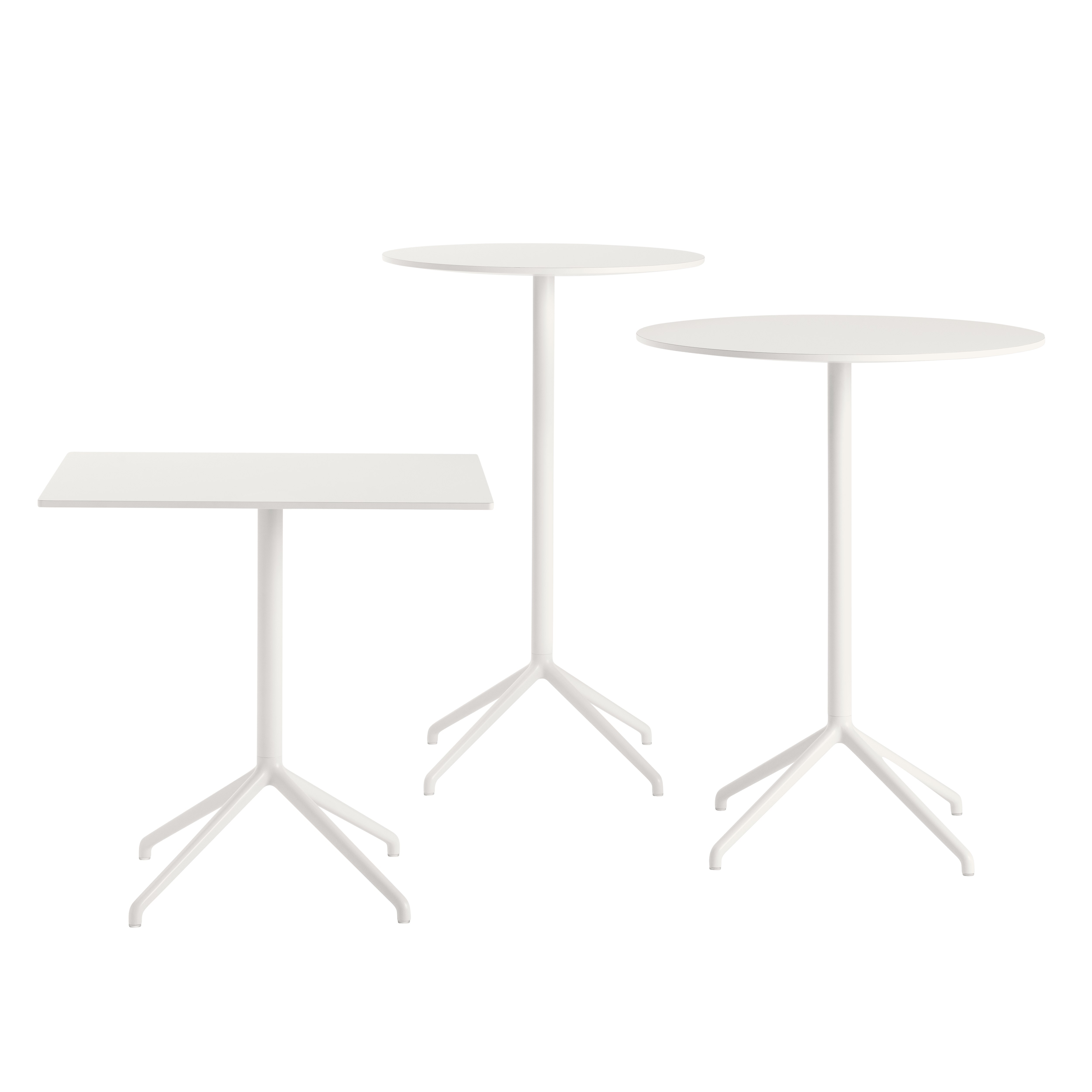 Round Bar Table STILL Broken White