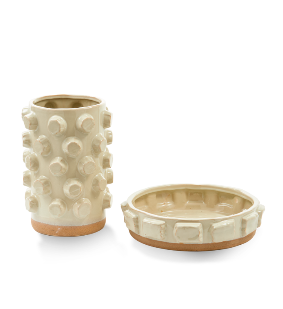 Tablett STRUCTURE BOWL beige