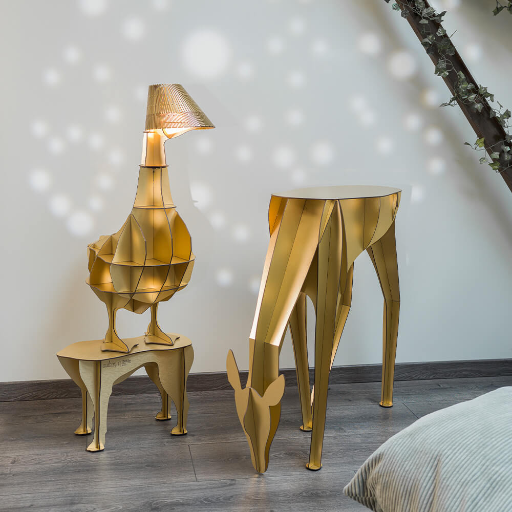 Tisch SULTAN goldfarben