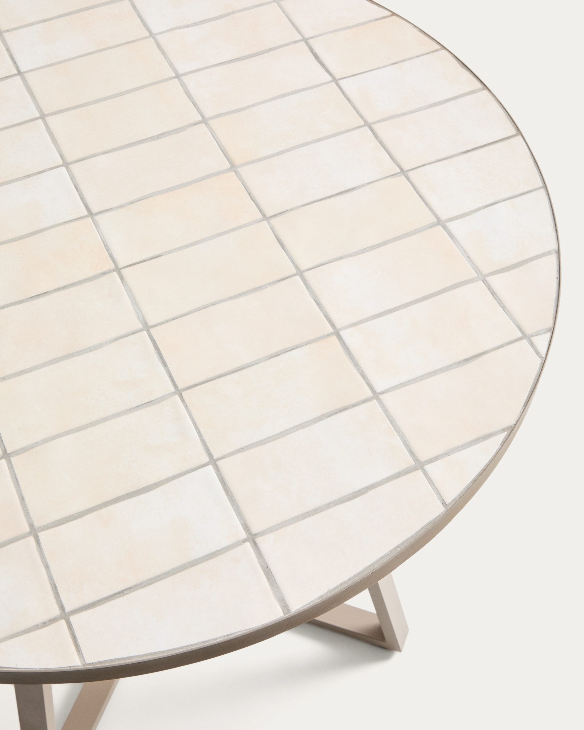 TELLA Beige Garden Table