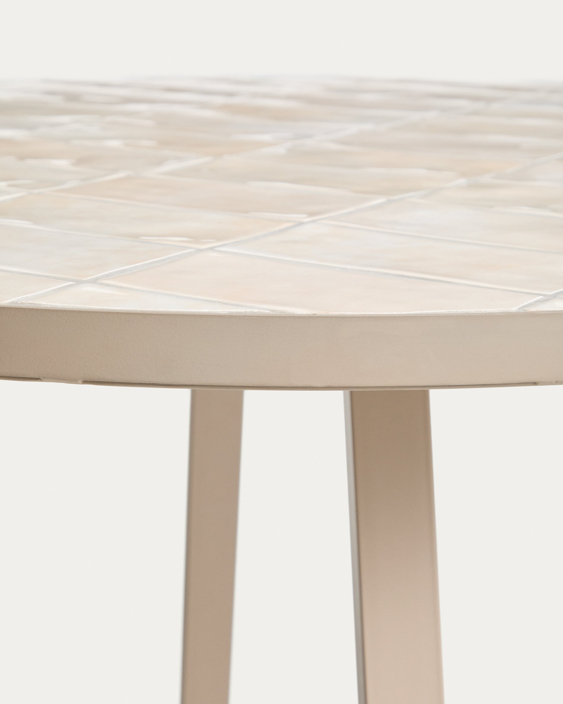 TELLA Beige Garden Table