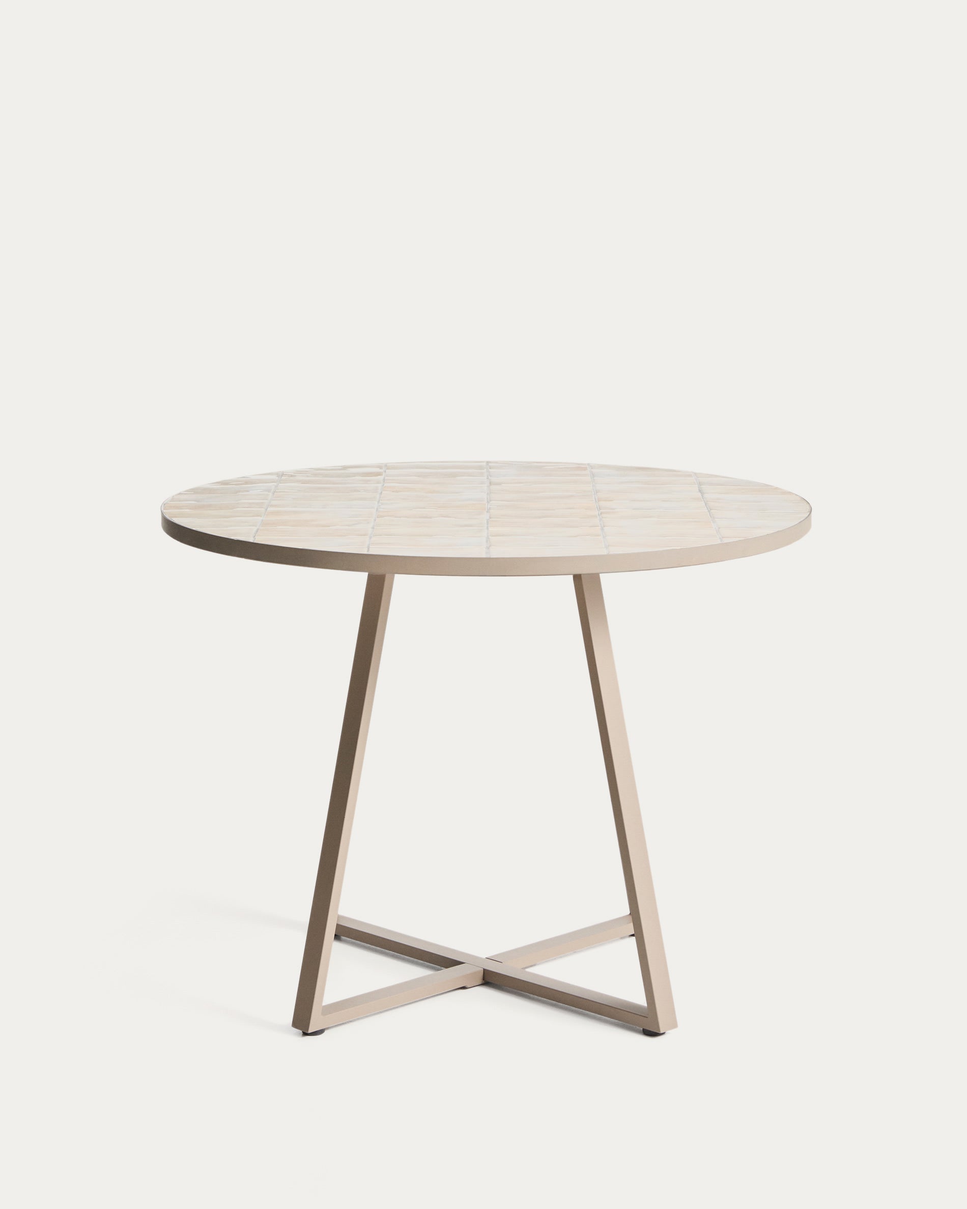 TELLA Beige Garden Table