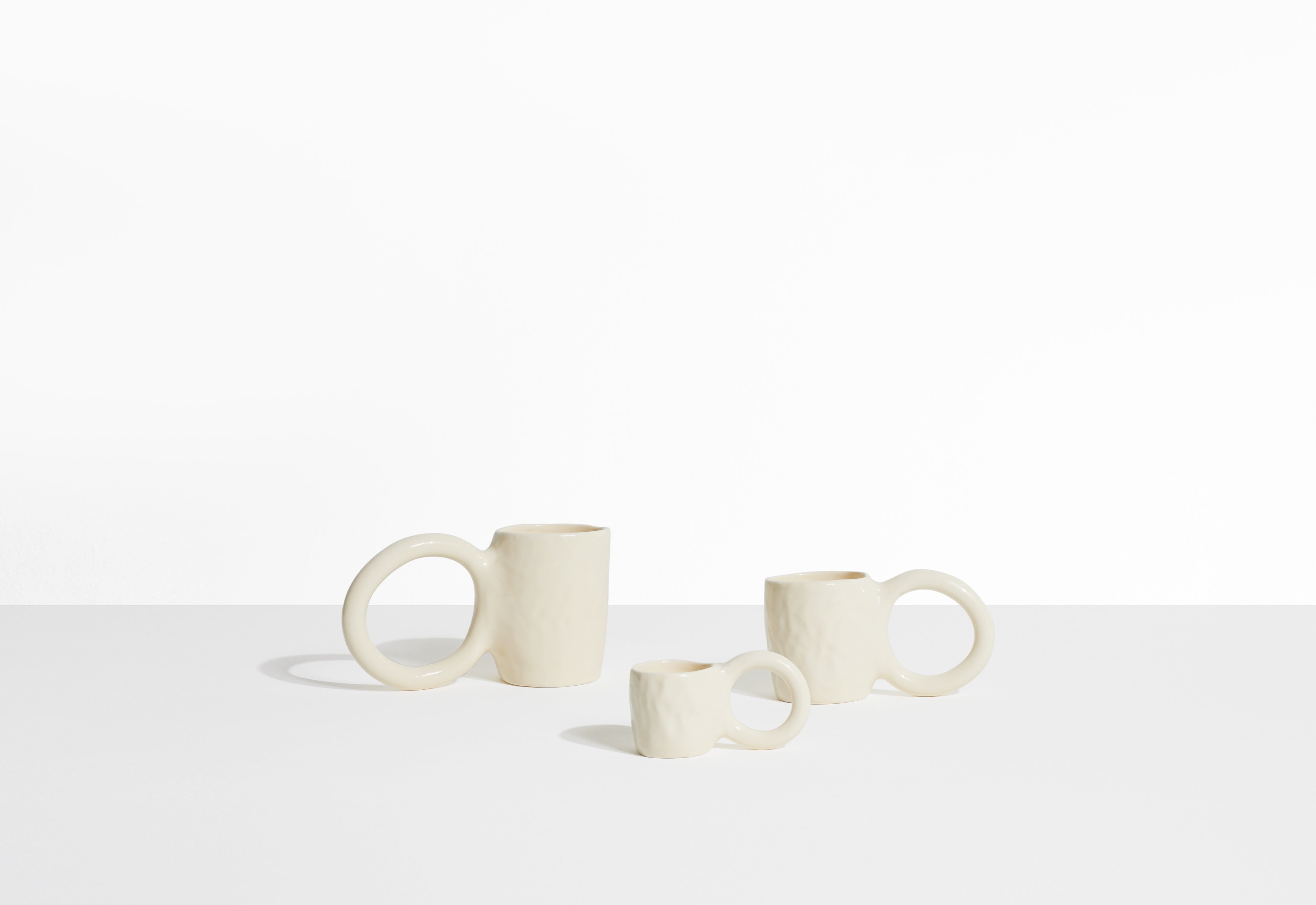 Espresso-Tassen-Set DONUT in Vanille