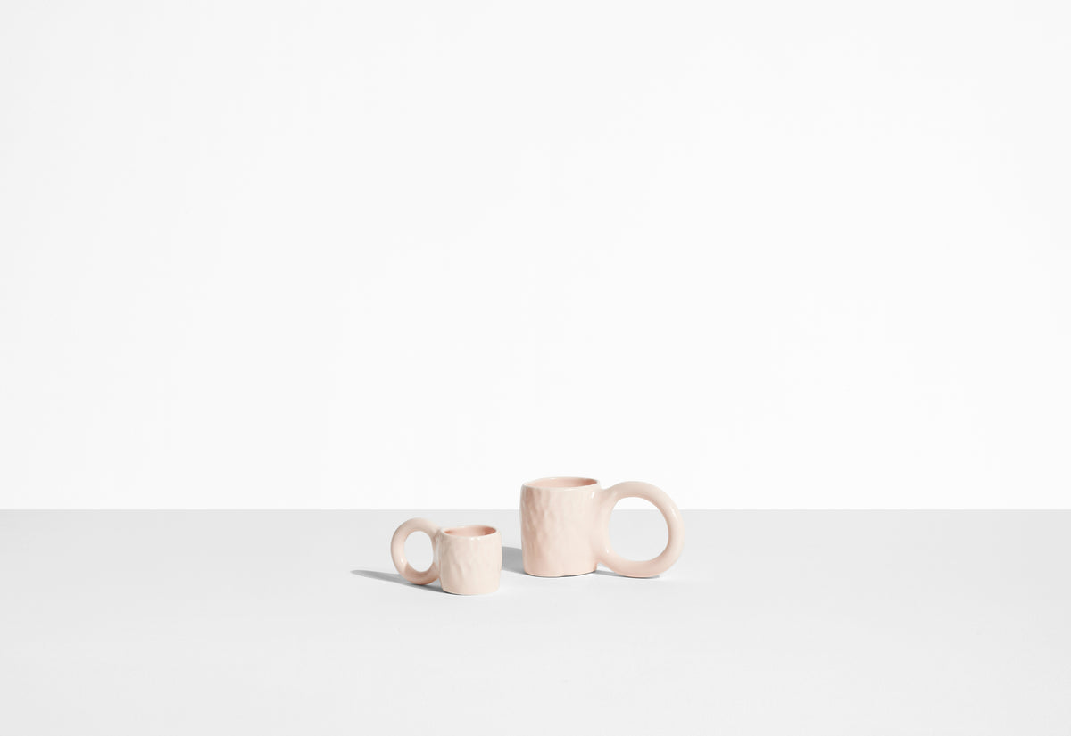 Espressotassen-Set DONUT in Hellrosa