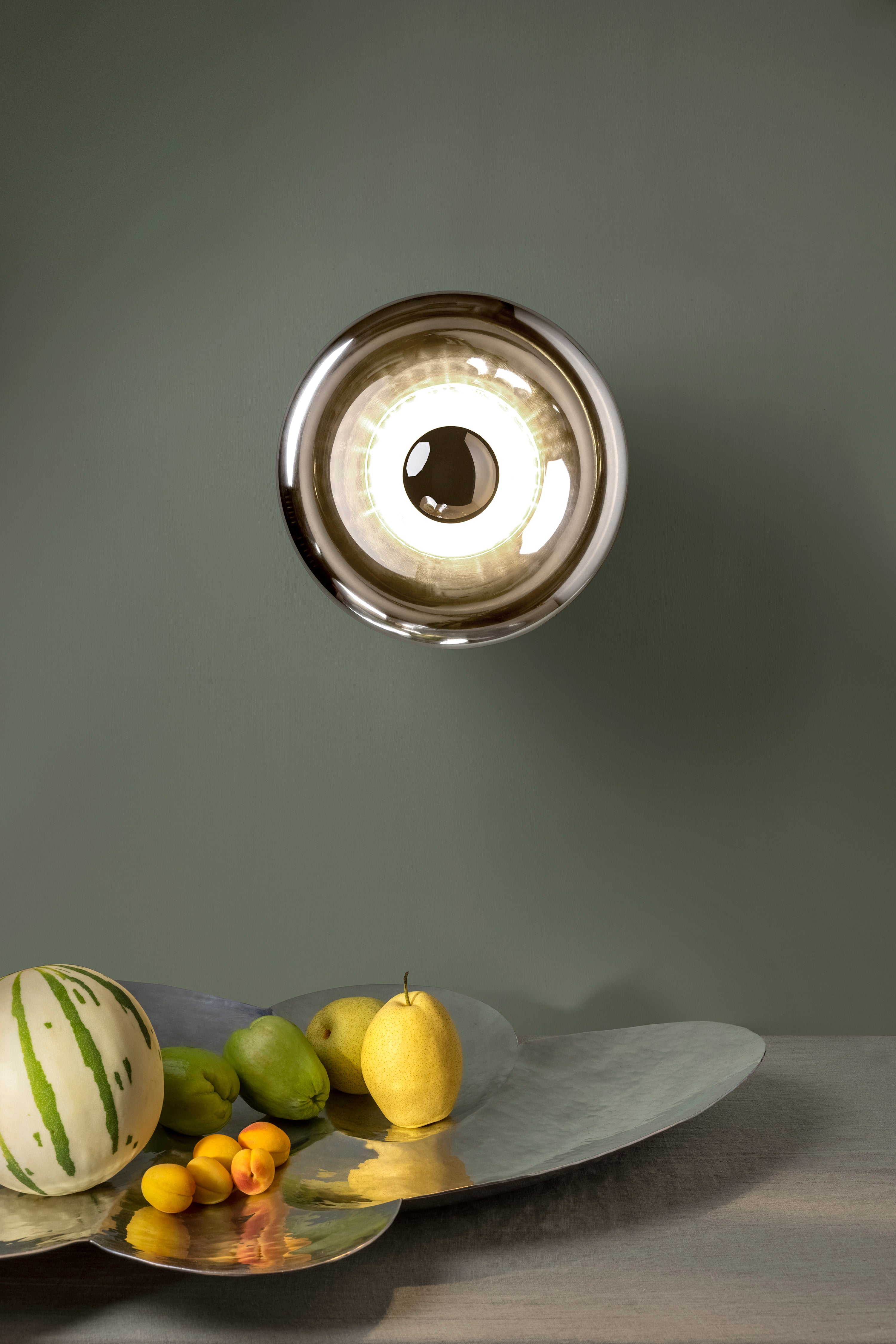 Wandlampe VOID silber